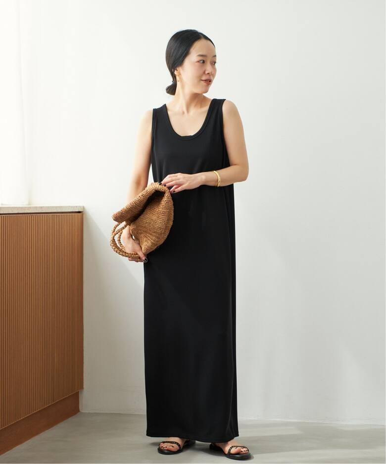 一部カラー神戸店・WEB限定追加予約2》リブタンクワンピース  