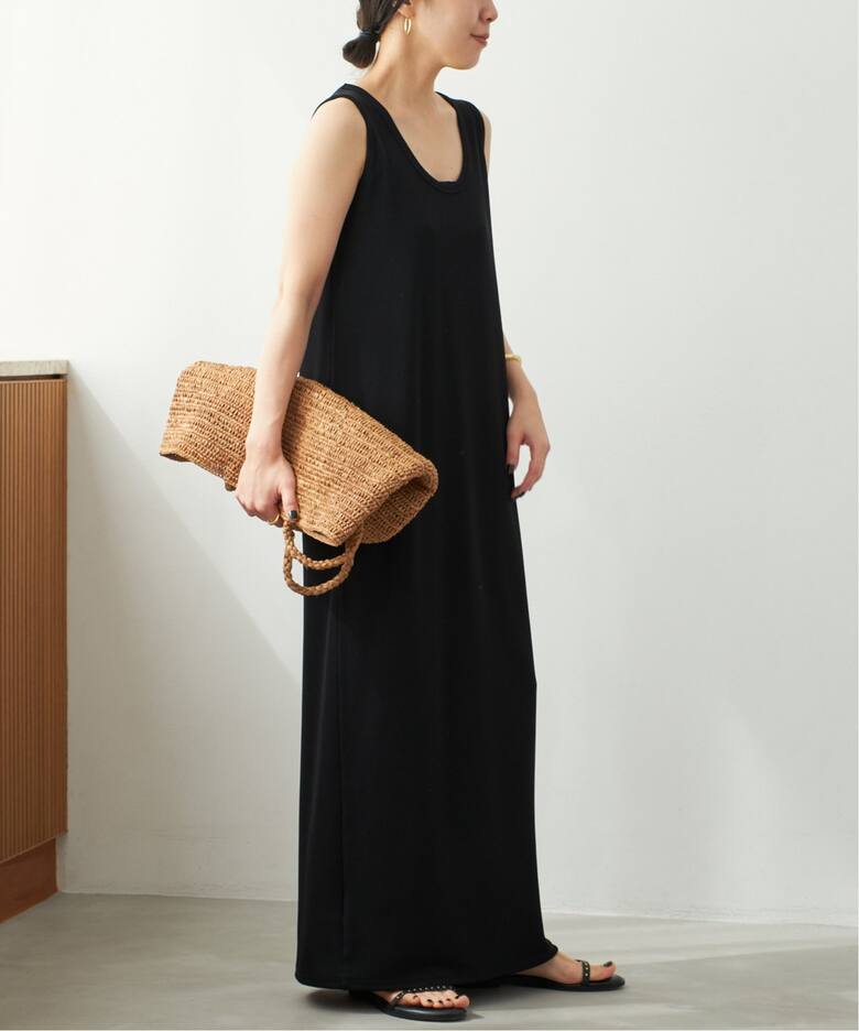 一部カラー神戸店・WEB限定追加予約2》リブタンクワンピース  