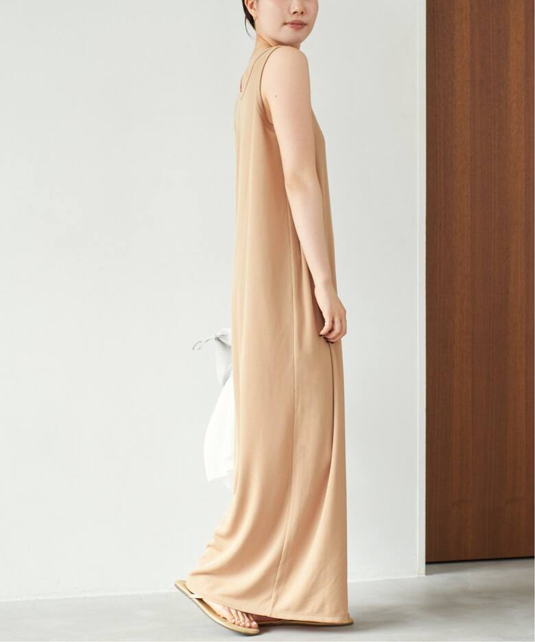 一部カラー神戸店・WEB限定追加予約2》リブタンクワンピース  