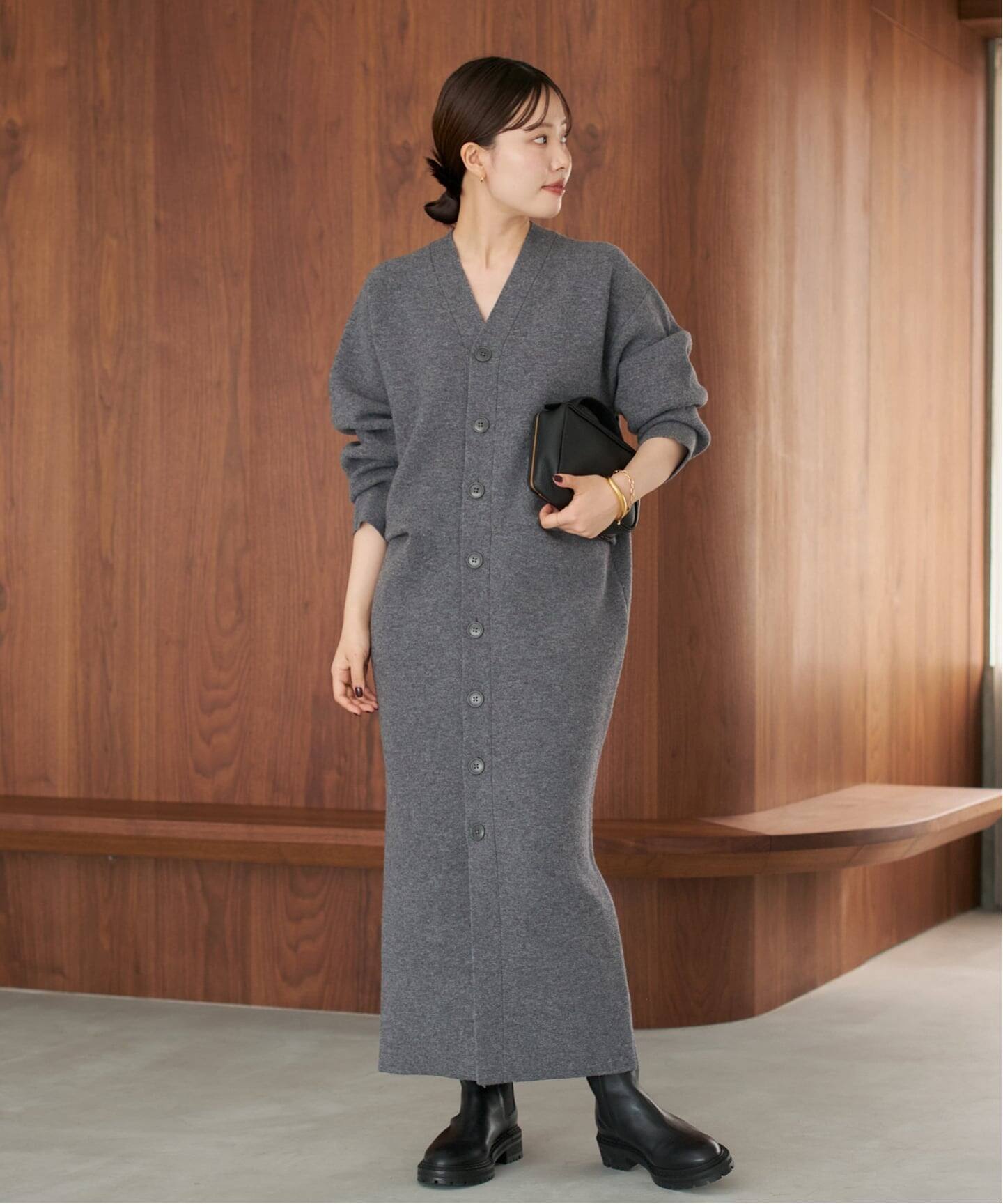 Knit cardigan ワンピース（ニットワンピース）｜Plage（プラージュ 
