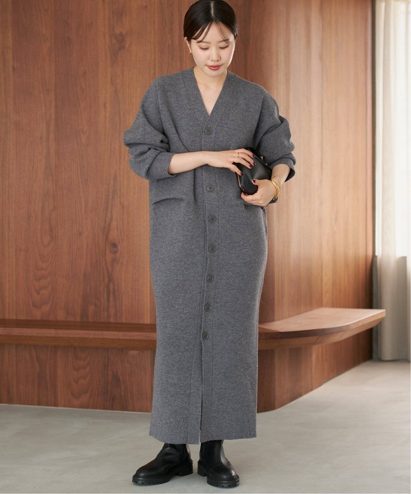 Knit cardigan ワンピース（ニットワンピース）｜Plage（プラージュ