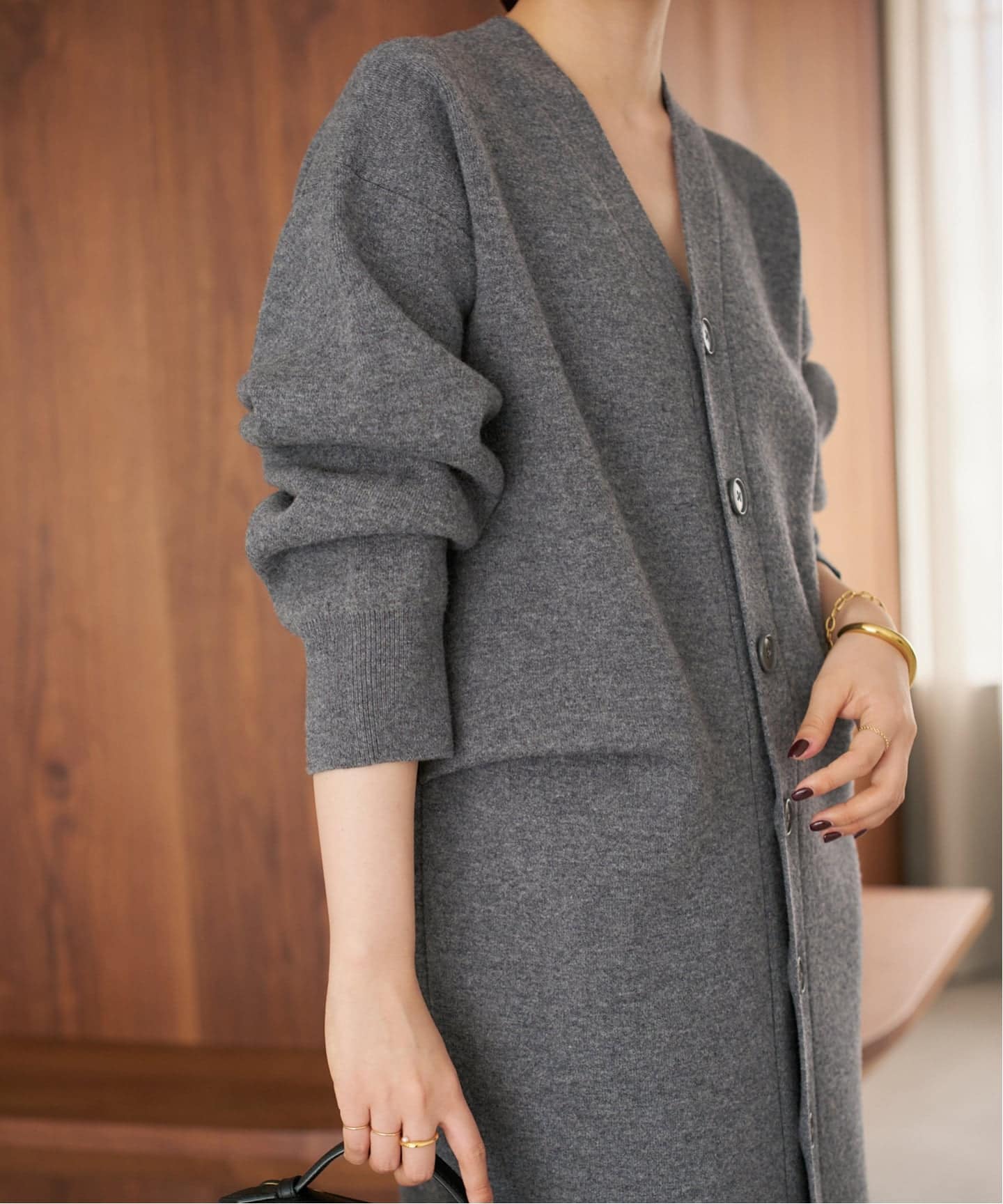 Knit cardigan ワンピース（ニットワンピース）｜Plage（プラージュ