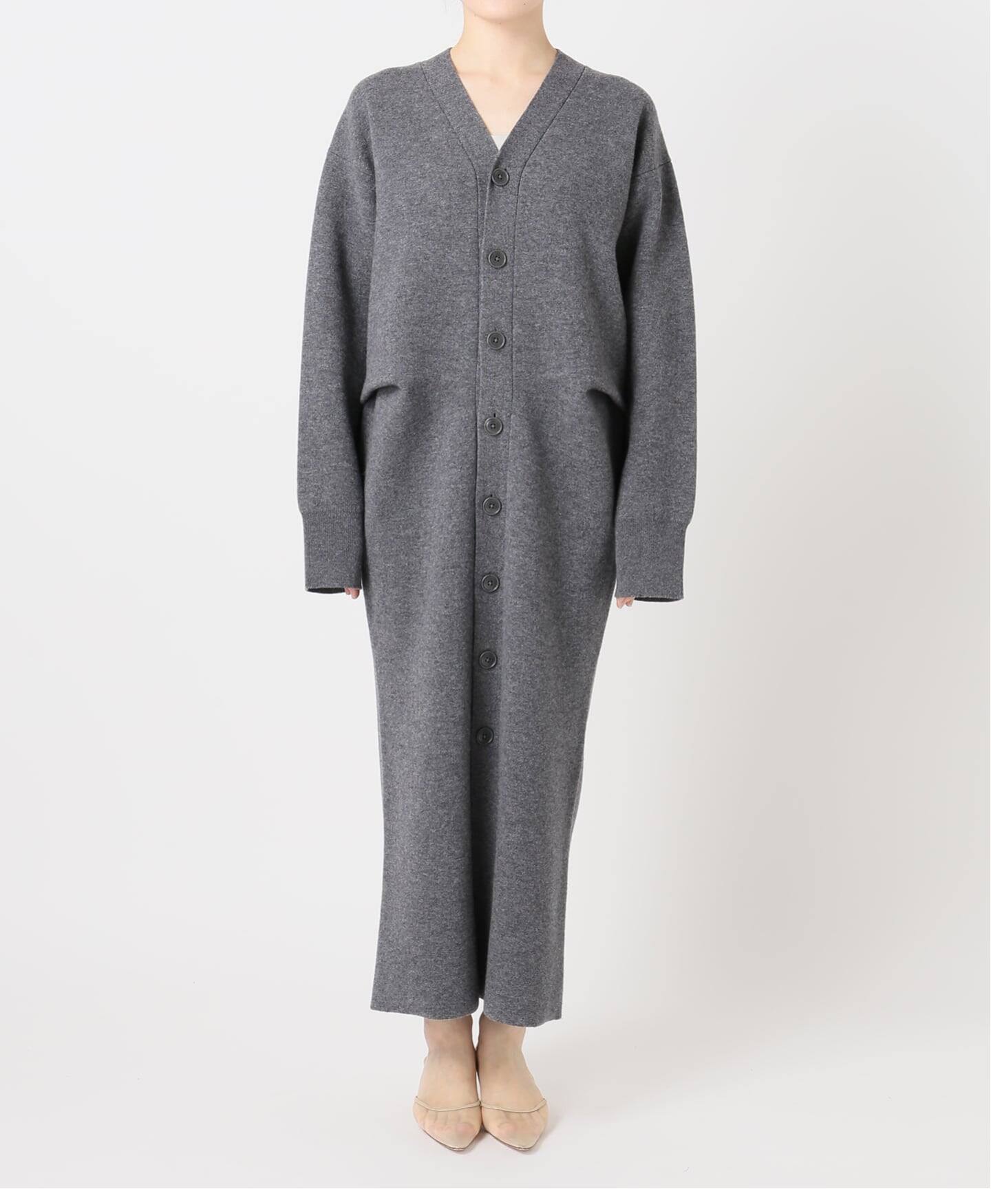 予約》Knit cardigan ワンピース（ニットワンピース）｜Plage