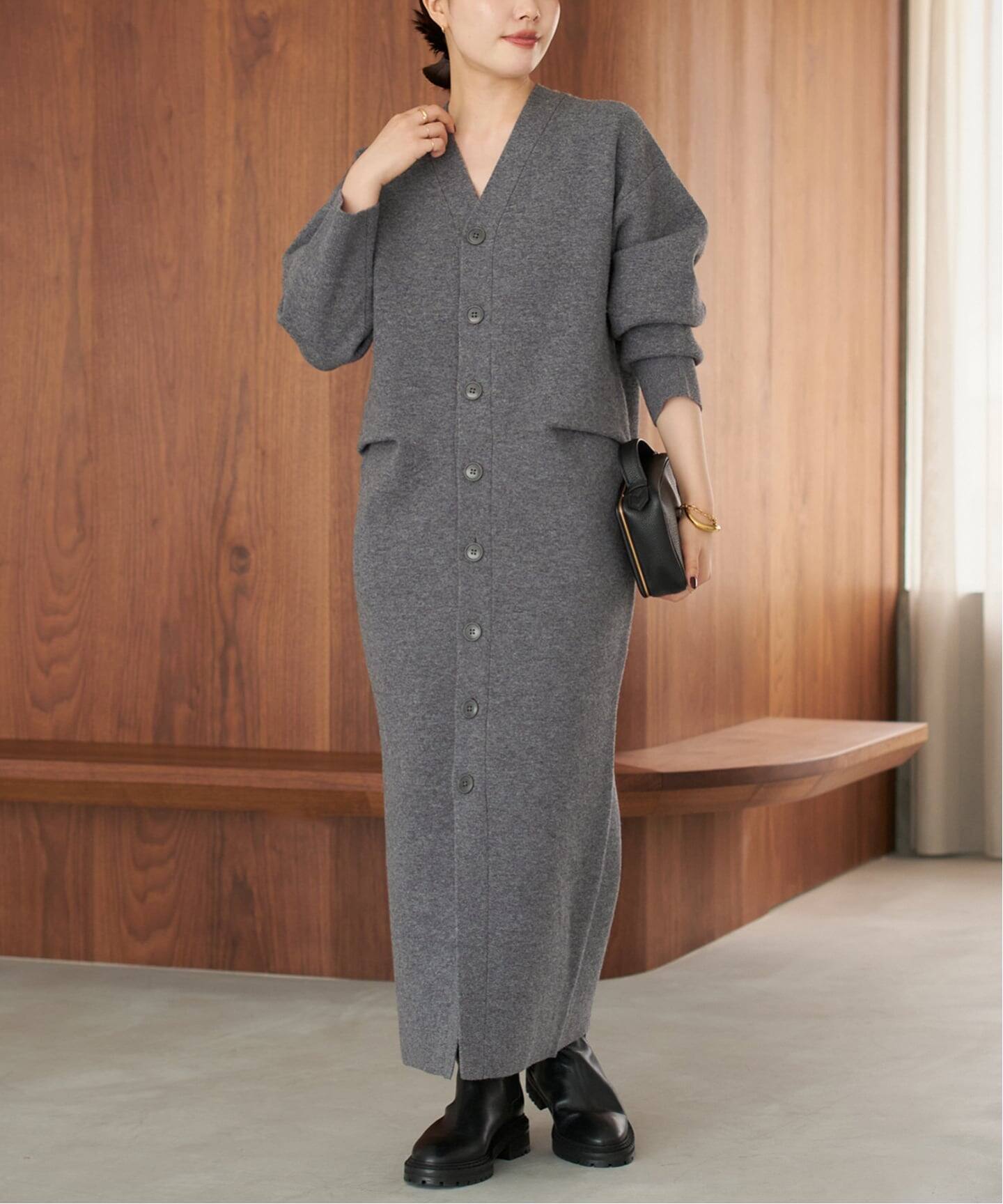 Knit cardigan ワンピース（ニットワンピース）｜Plage（プラージュ 