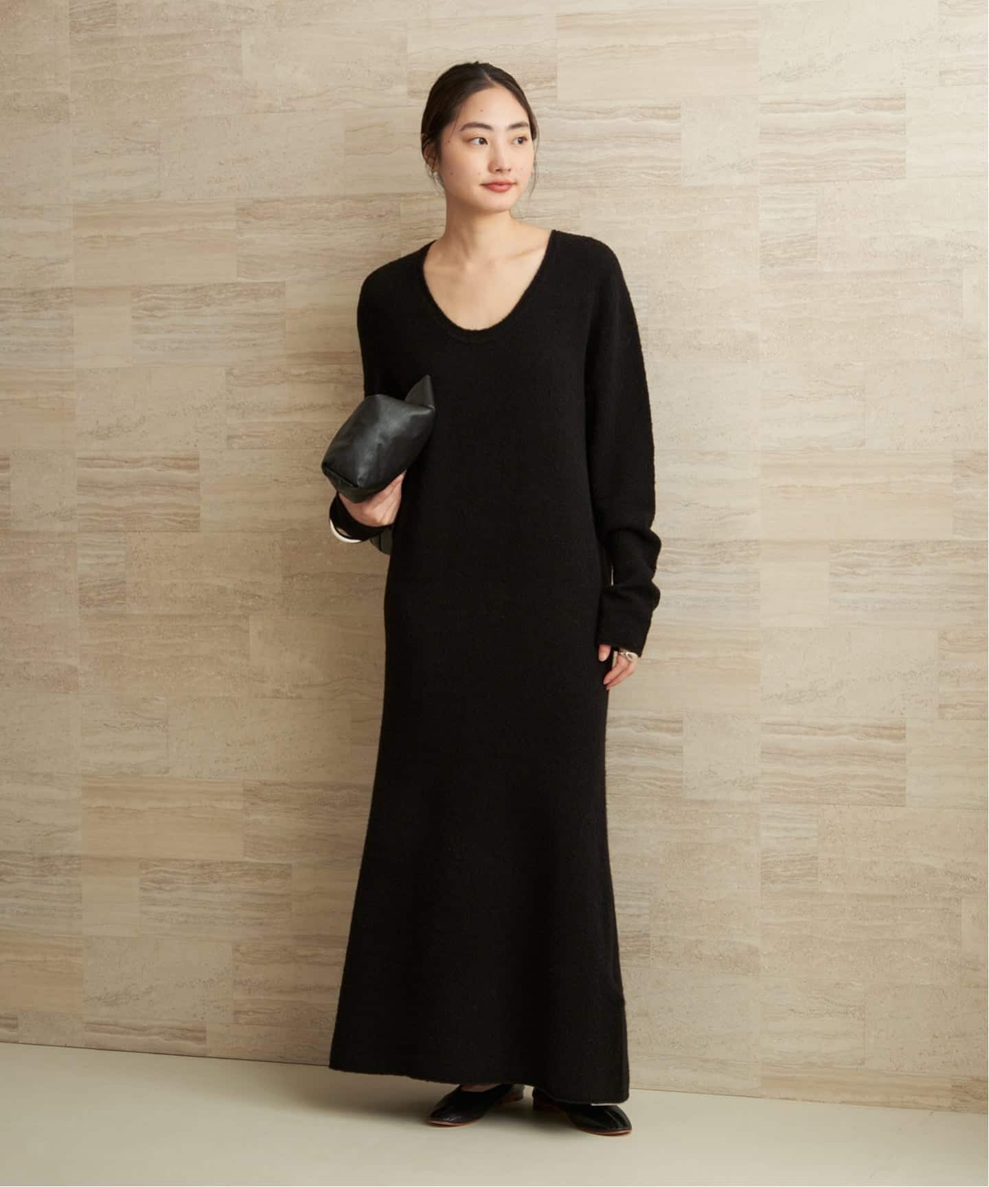 Uneck flare knit ワンピース（ニットワンピース）｜Plage（プラージュ