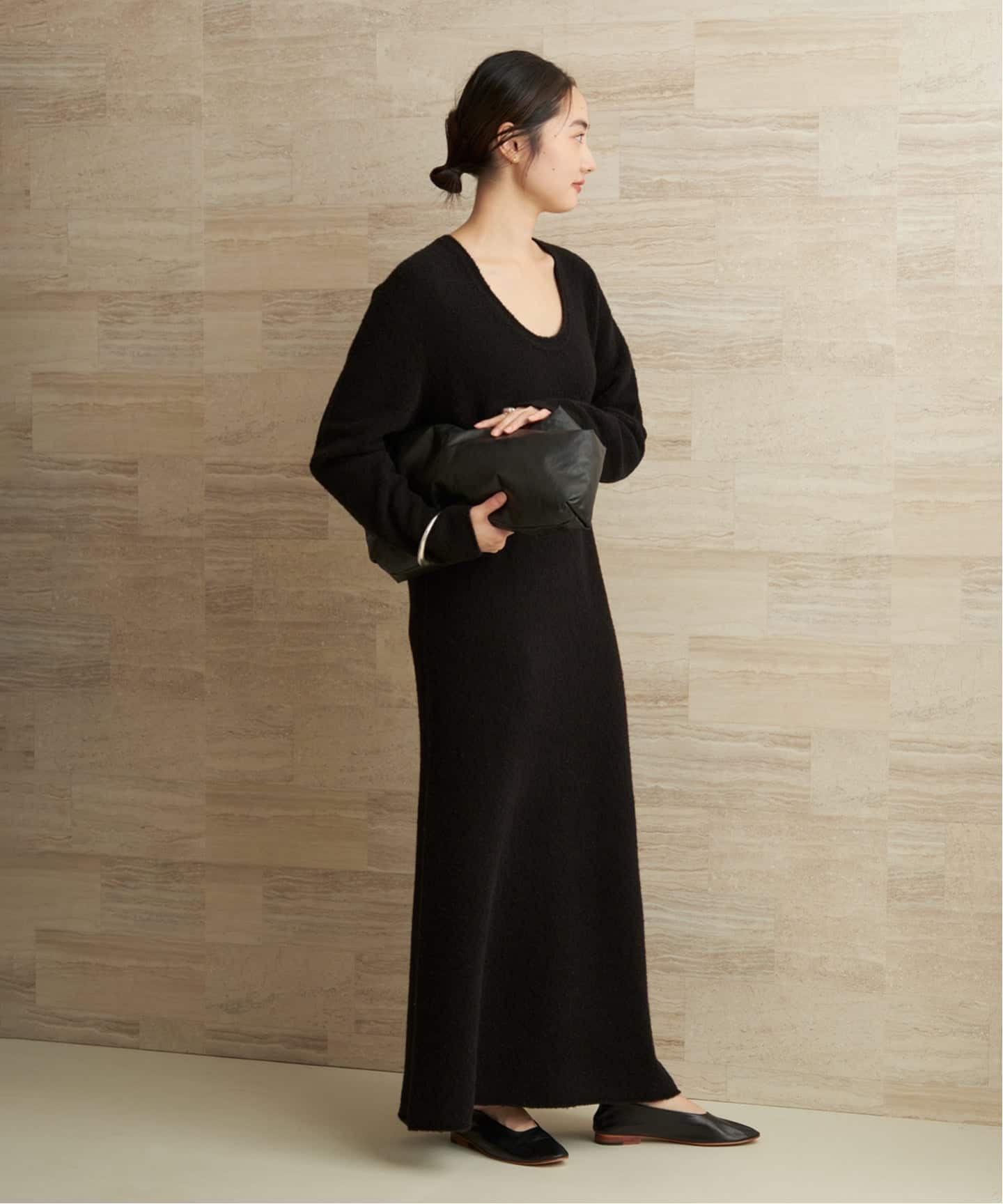 Uneck flare knit ワンピース（ニットワンピース）｜Plage（プラージュ