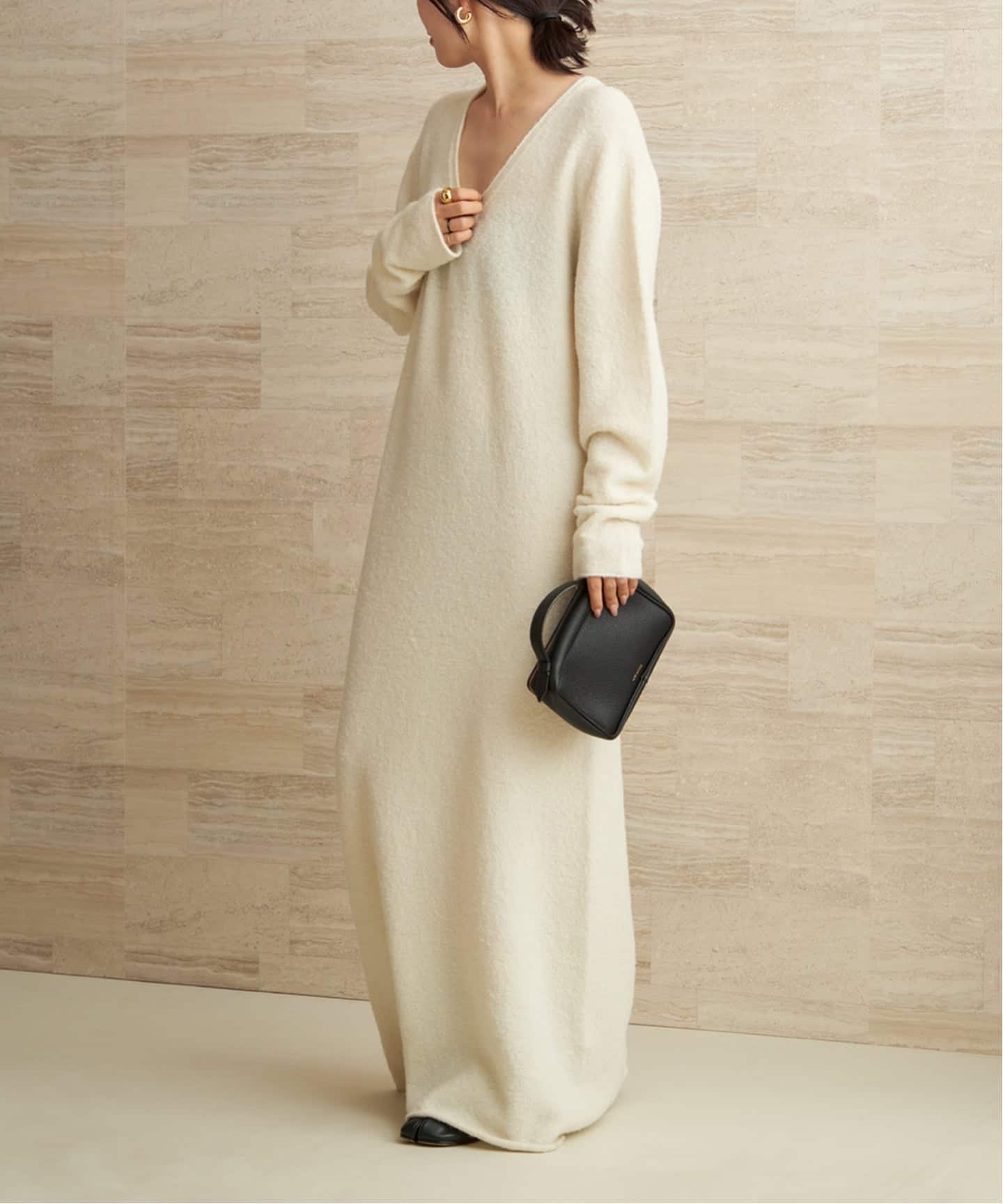 Uneck flare knit ワンピース（ニットワンピース）｜Plage（プラージュ
