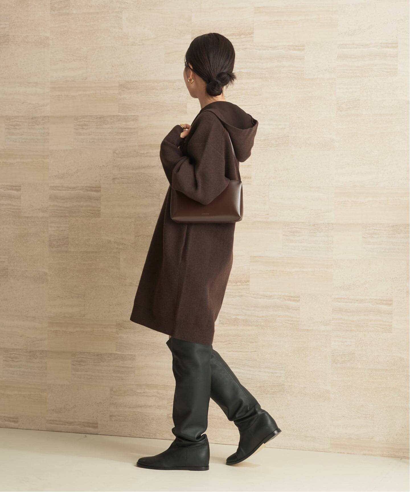 フーディー ミニワンピース（ニットワンピース）｜Plage（プラージュ