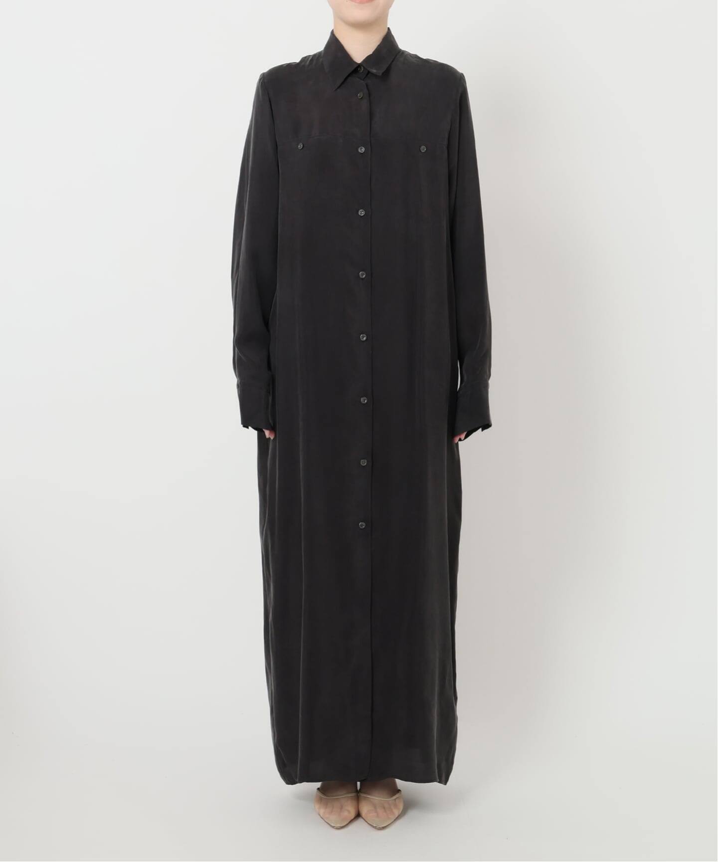 ☆ plage R'IAM プラージュ オーガンジーシャツワンピース R'IAM ストライプワンピース（シャツワンピース）｜Plage