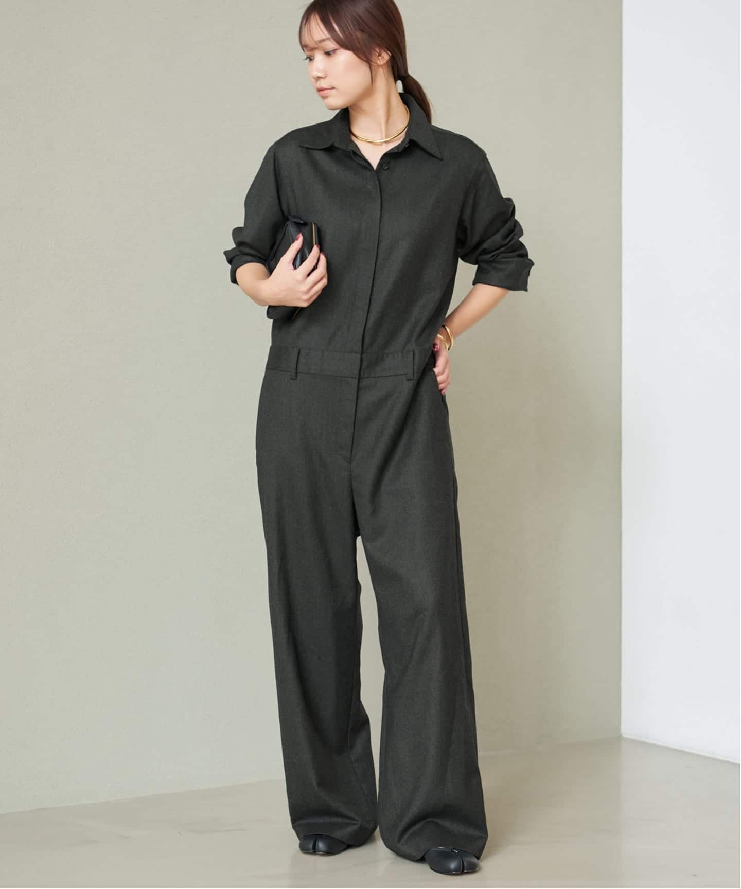 【新品タグ付】2024SSプラージュplageオールインワン36 新品タグ付】2024SSプラージュplageオールインワン36 V/N