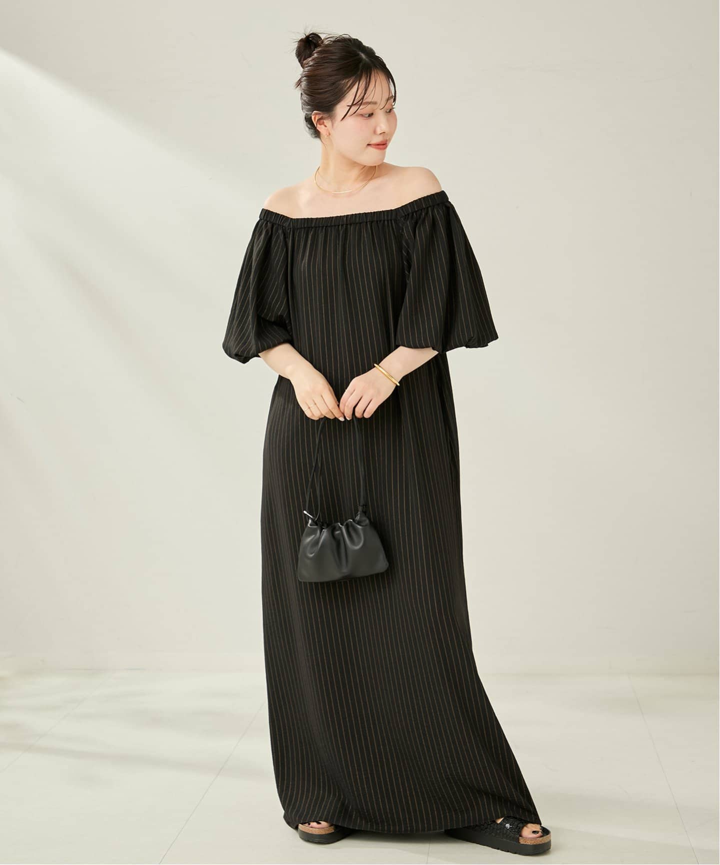 Plage 25SS FLUID STRIPE ドレス FLUID STRIPE ドレス（ワンピース）｜Plage（プラージュ）の通販