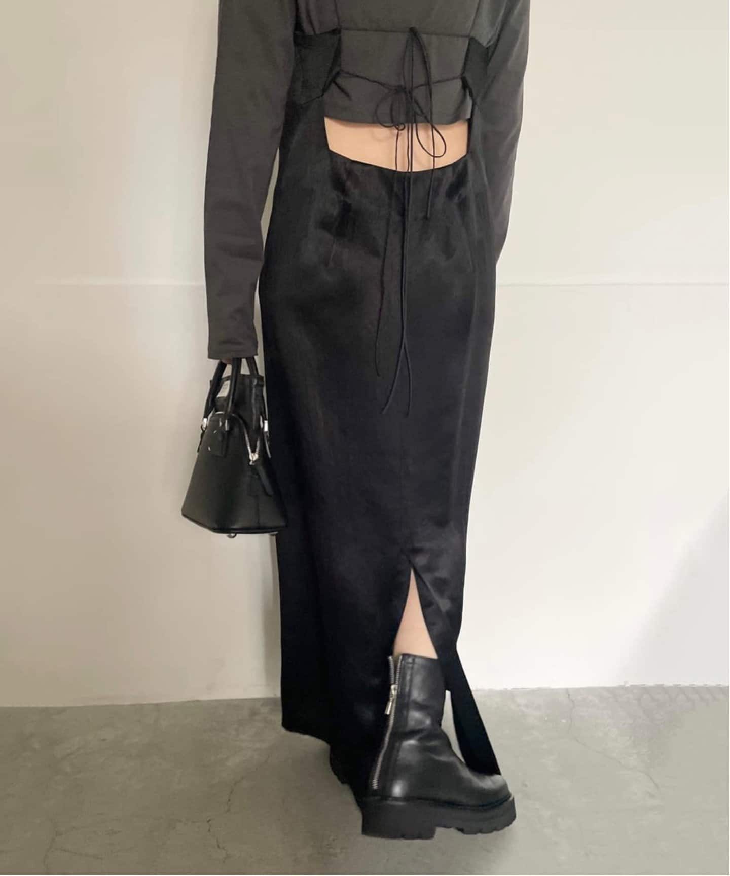 ワンピース plage Back ribbon open onepiece 代官山店・WEB限定》Back ribbon open キャミワンピース