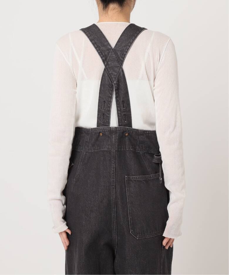 CURRENTAGE / カレンテージ DENIM サロペット(ホワイト)（サロペット 