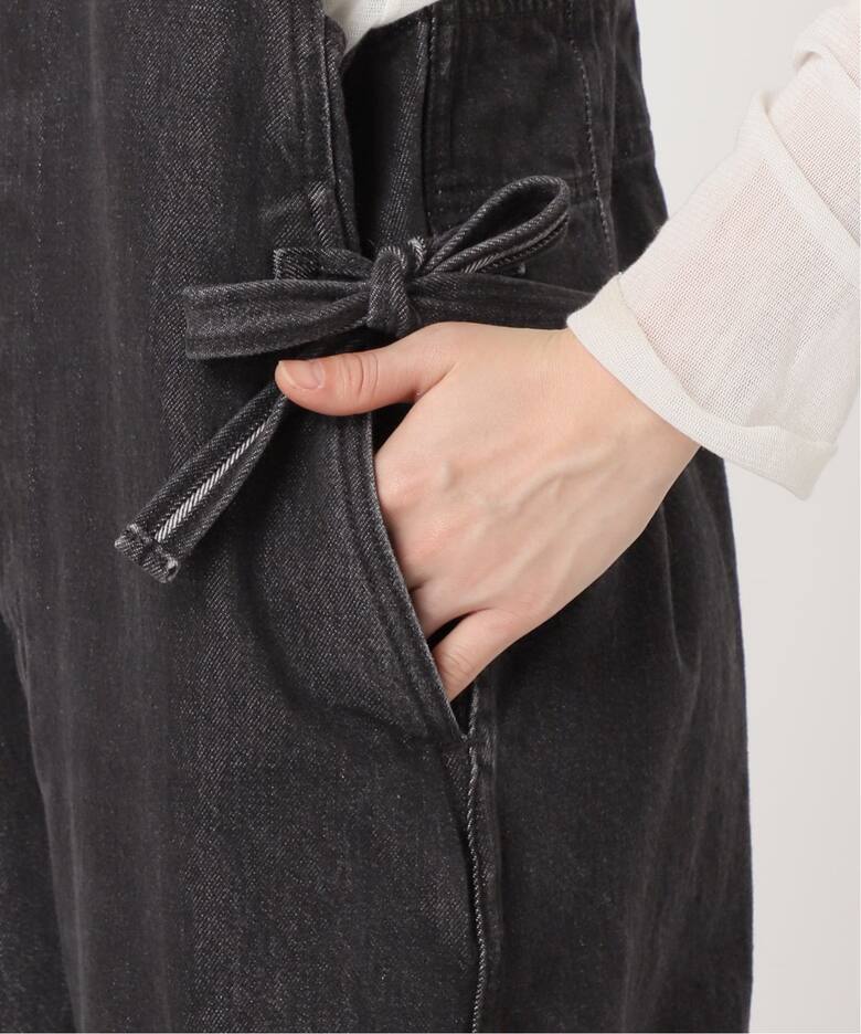 CURRENTAGE / カレンテージ DENIM サロペット(ホワイト)（サロペット 