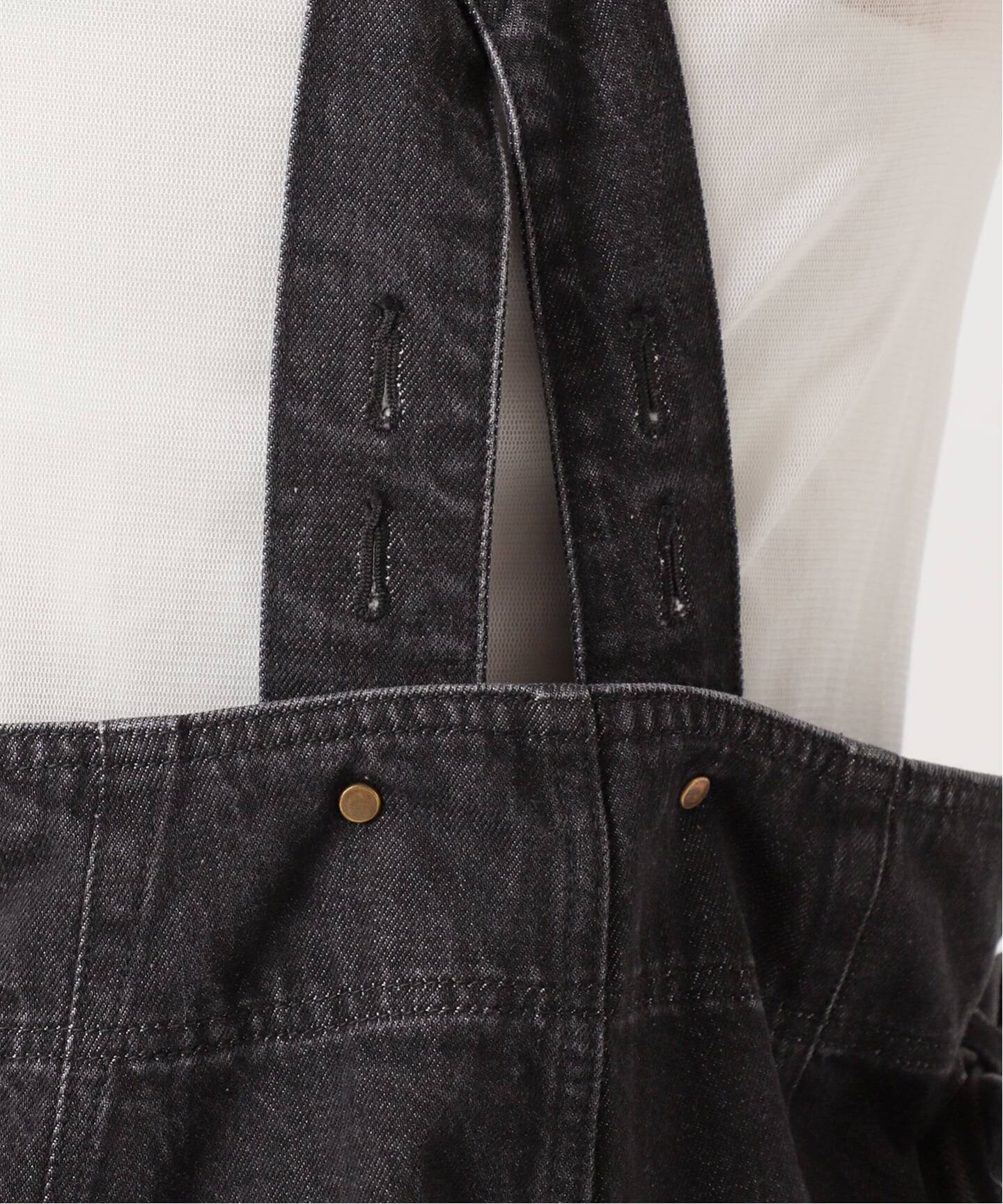 CURRENTAGE / カレンテージ DENIM サロペット(ホワイト)（サロペット