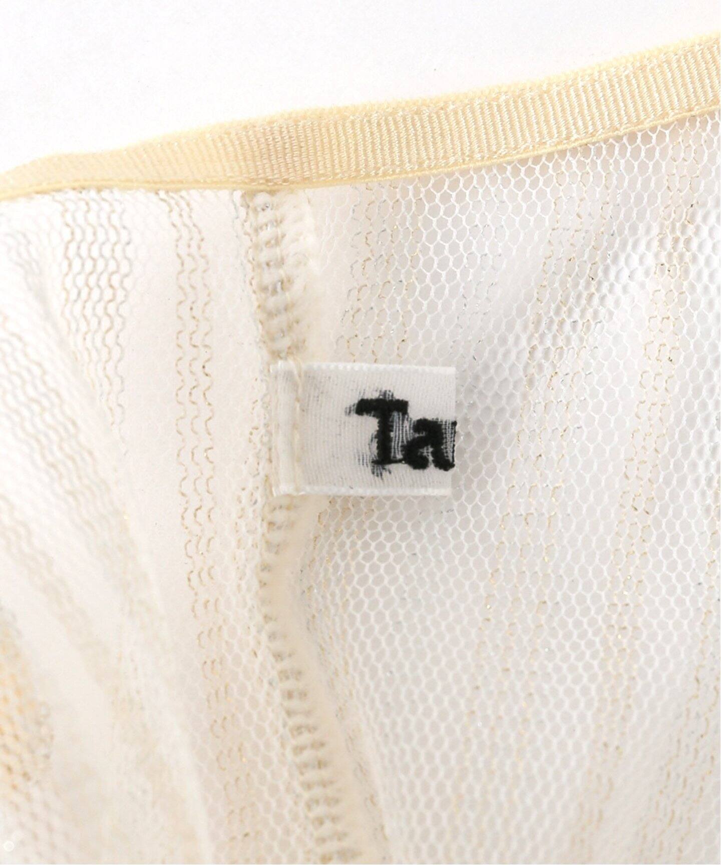 TanC TOKYO/タンクトウキョウ SPARKLING TULLE STRIPE ドレス 