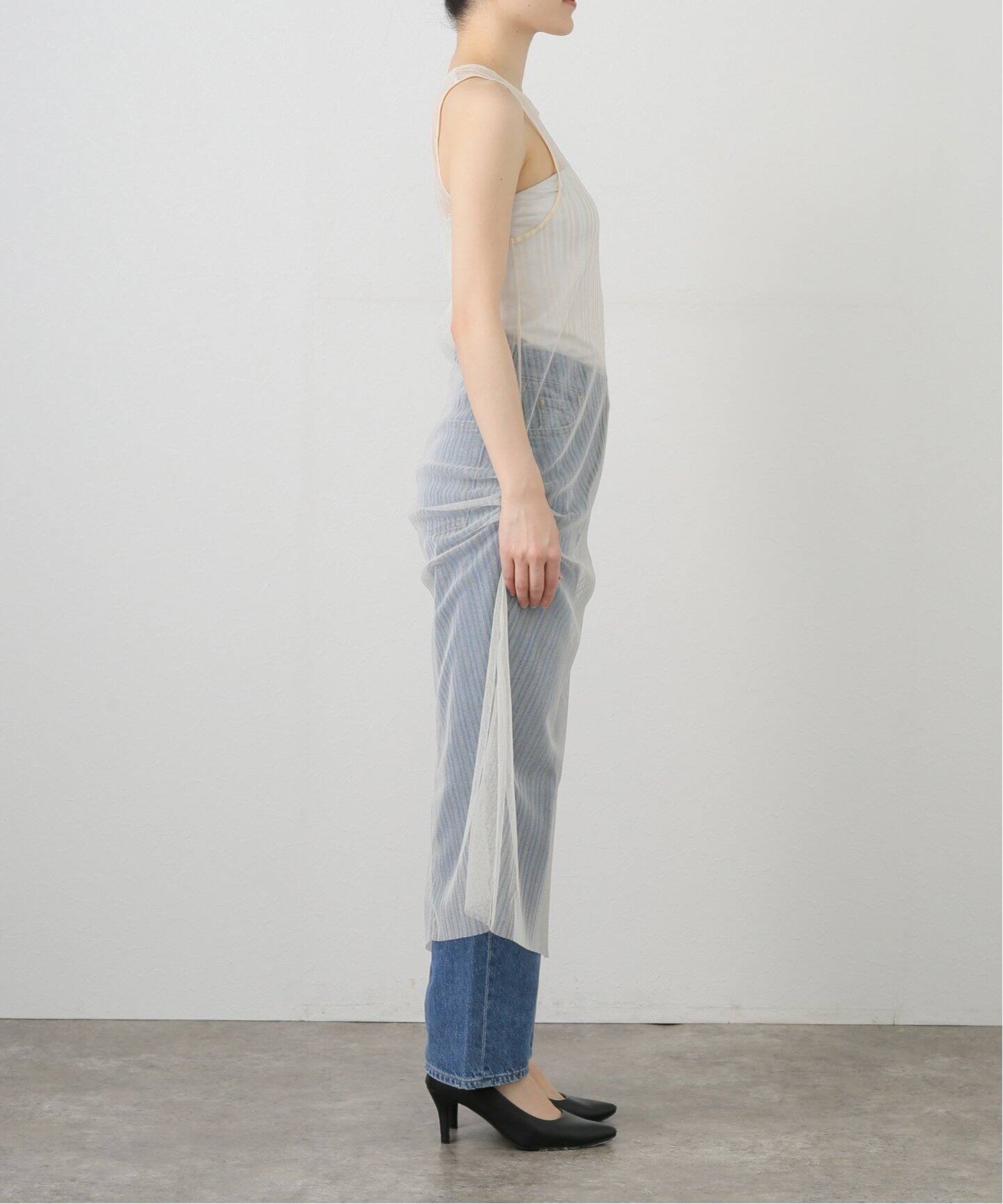 TanC TOKYO/タンクトウキョウ SPARKLING TULLE STRIPE ドレス 