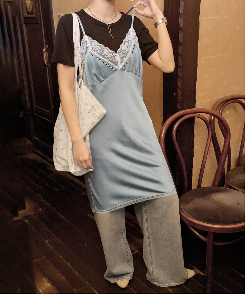 WEB限定》SLOBE citron.サテンミニスリップ（ワンピース）｜SLOBE IENA 