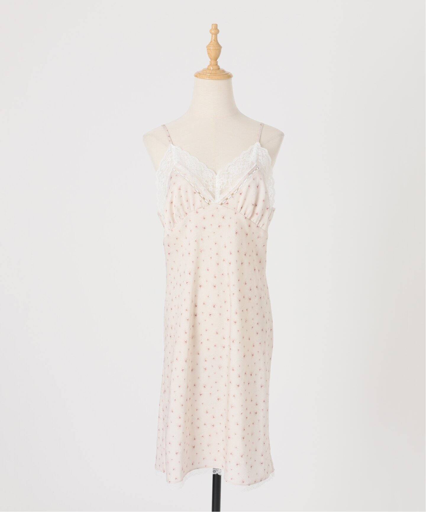 WEB限定》SLOBE citron.サテンミニスリップ（ワンピース
