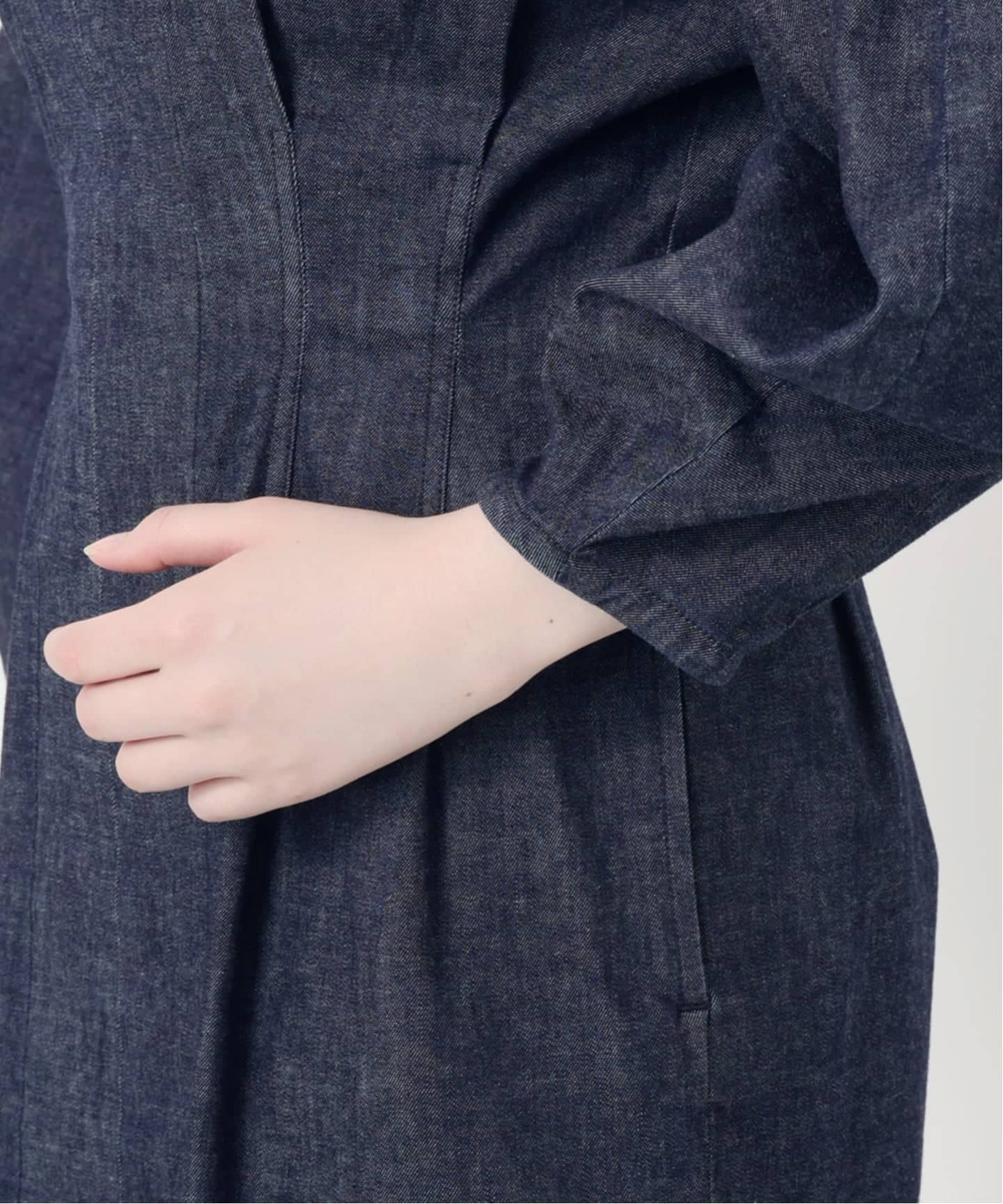 ストレッチデニムウエストシェイプワンピース（ワンピース）｜VERMEIL