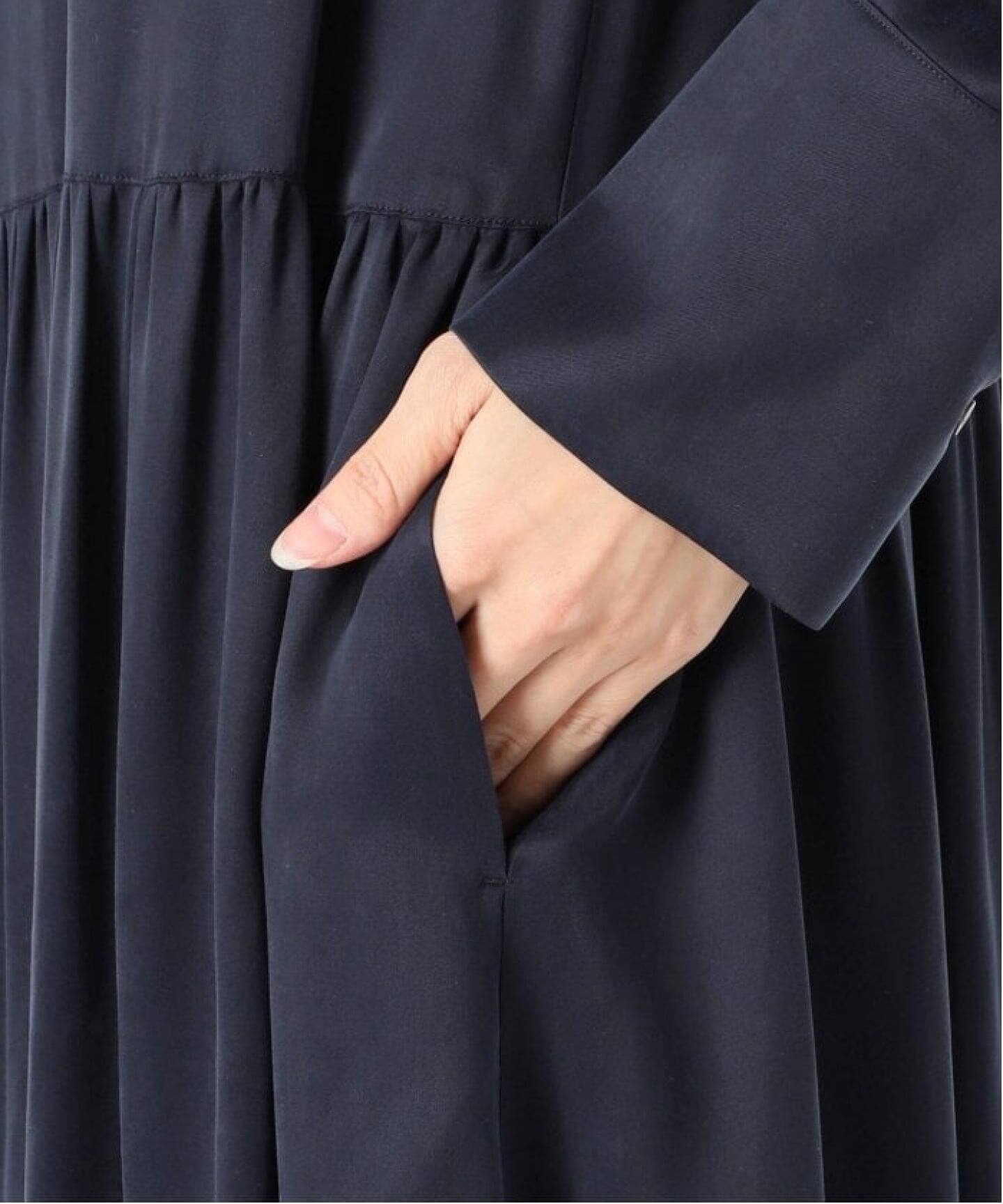 追加》キュプラフィブリルギャザーワンピース（ワンピース