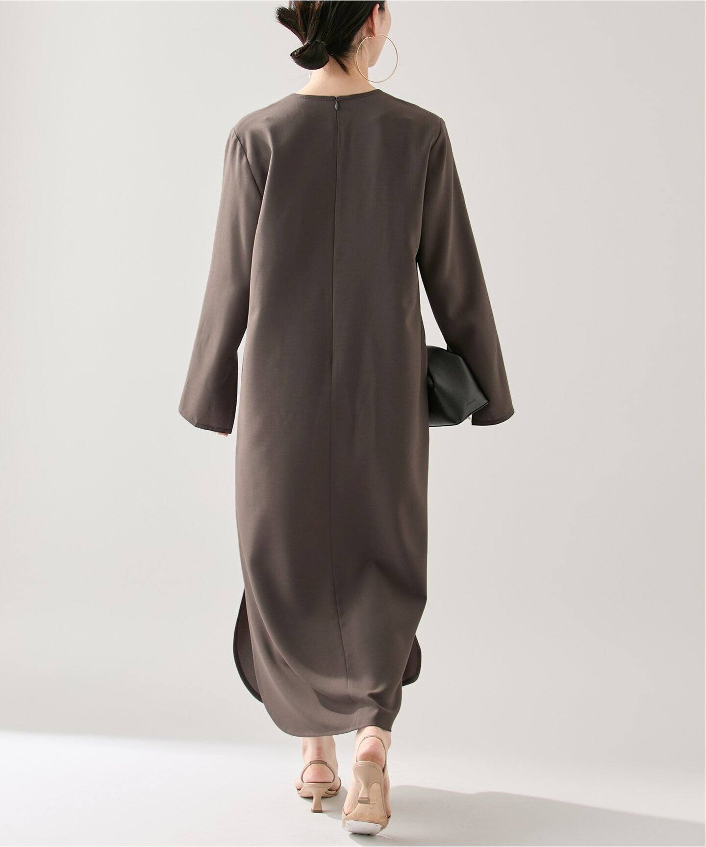 RELA*ION キーネックロングワンピース（ワンピース）｜VERMEIL par