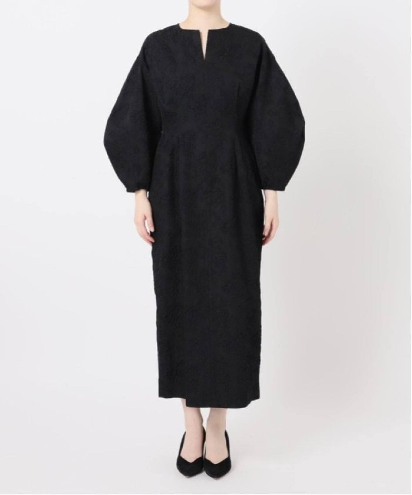 ジャガードウエストシェイプワンピース（ワンピース）｜VERMEIL par