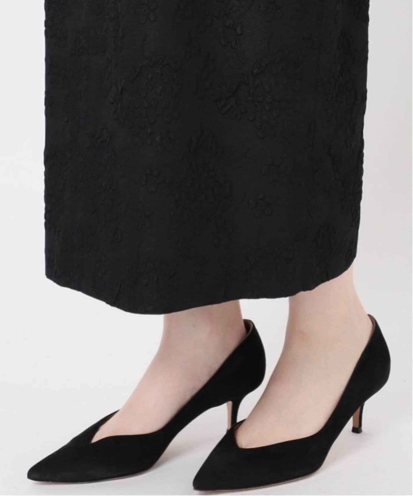 ジャガードウエストシェイプワンピース（ワンピース）｜VERMEIL par