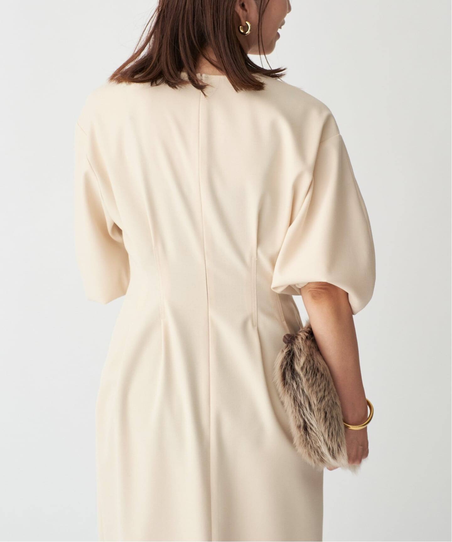 追加2》P/Ryツイルウエストシェイプワンピース（ワンピース）｜VERMEIL