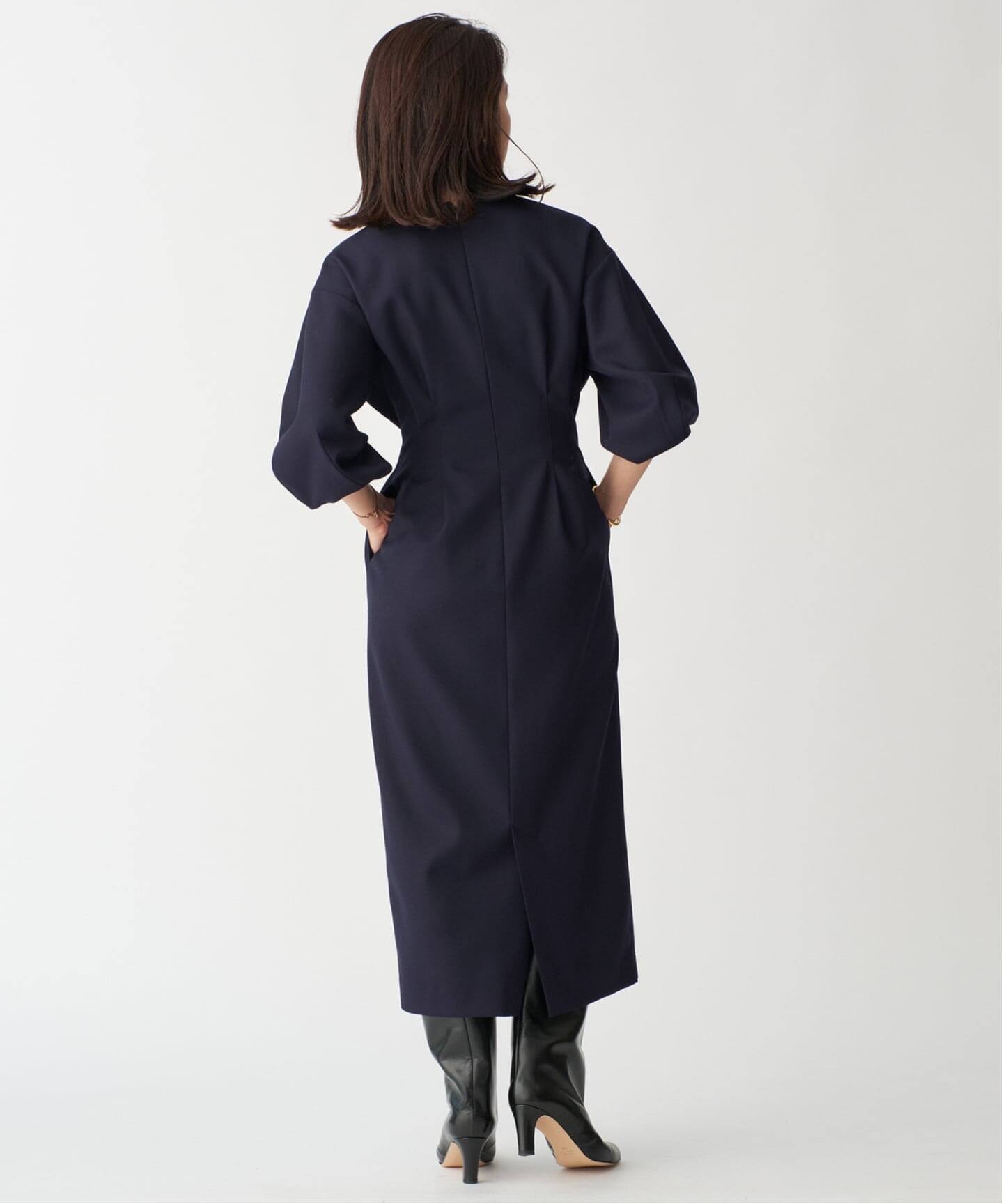 追加2》P/Ryツイルウエストシェイプワンピース（ワンピース）｜VERMEIL