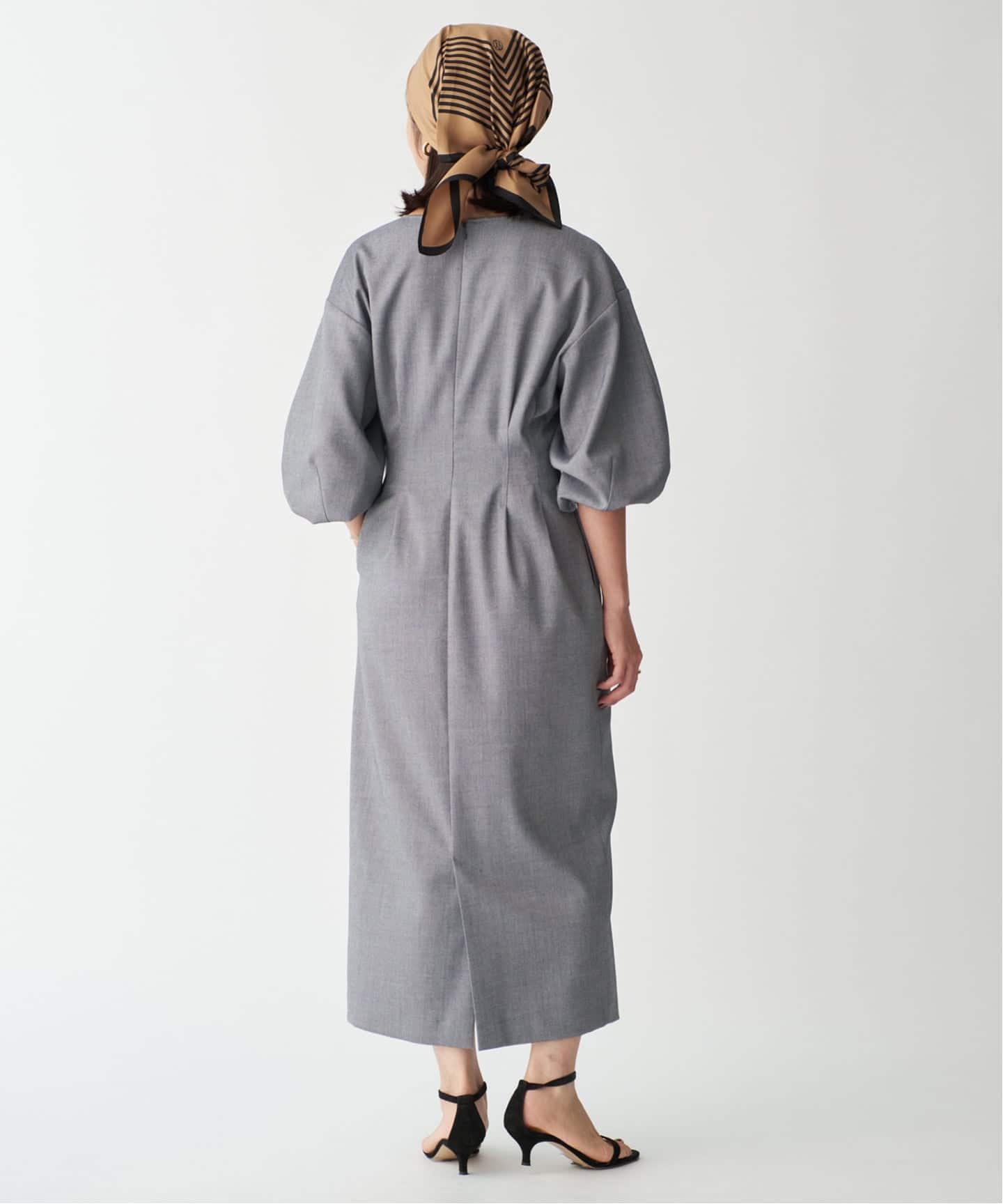 追加2》P/Ryツイルウエストシェイプワンピース（ワンピース）｜VERMEIL