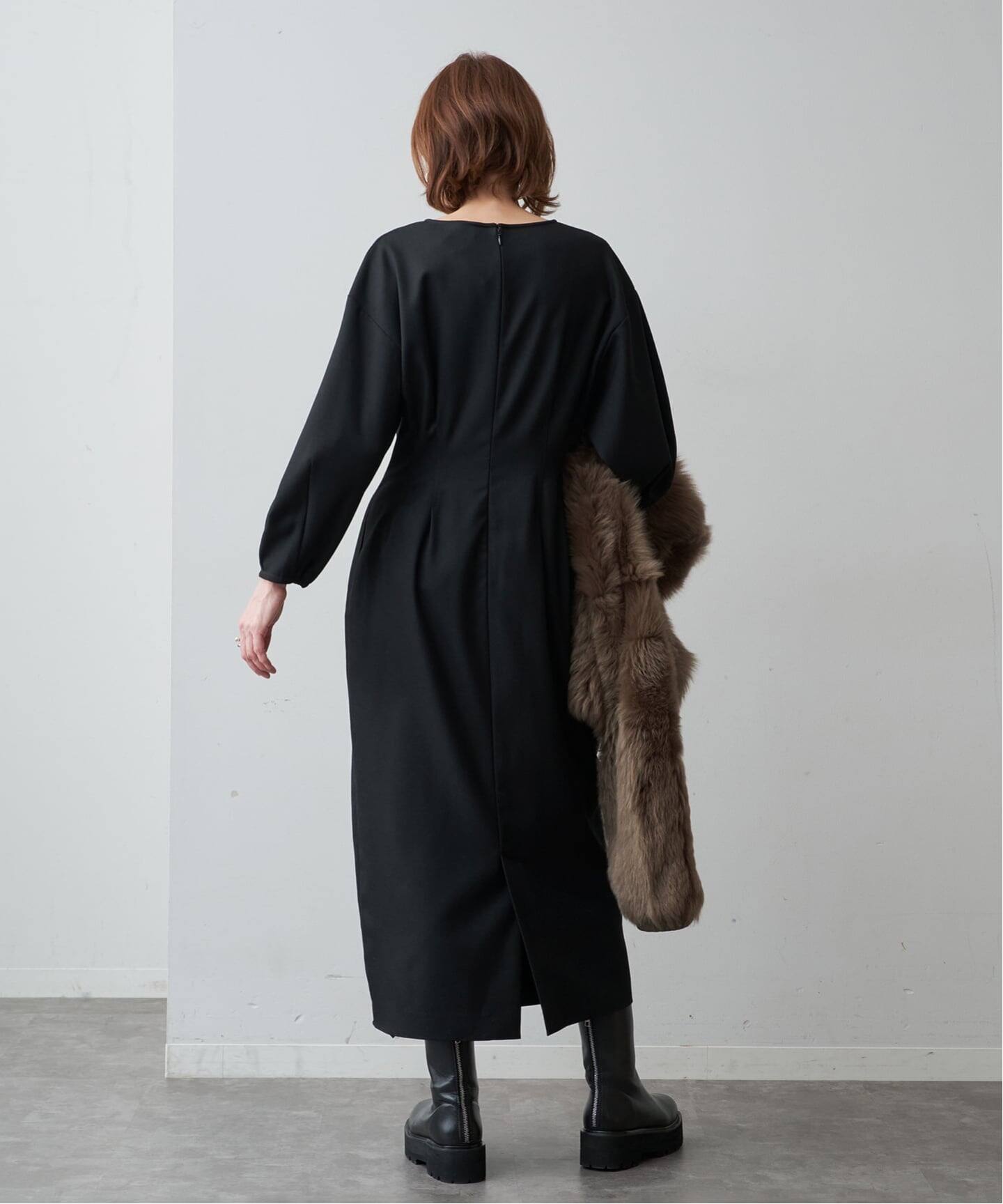 追加3》P/Ryツイルウエストシェイプワンピース（ワンピース）｜VERMEIL