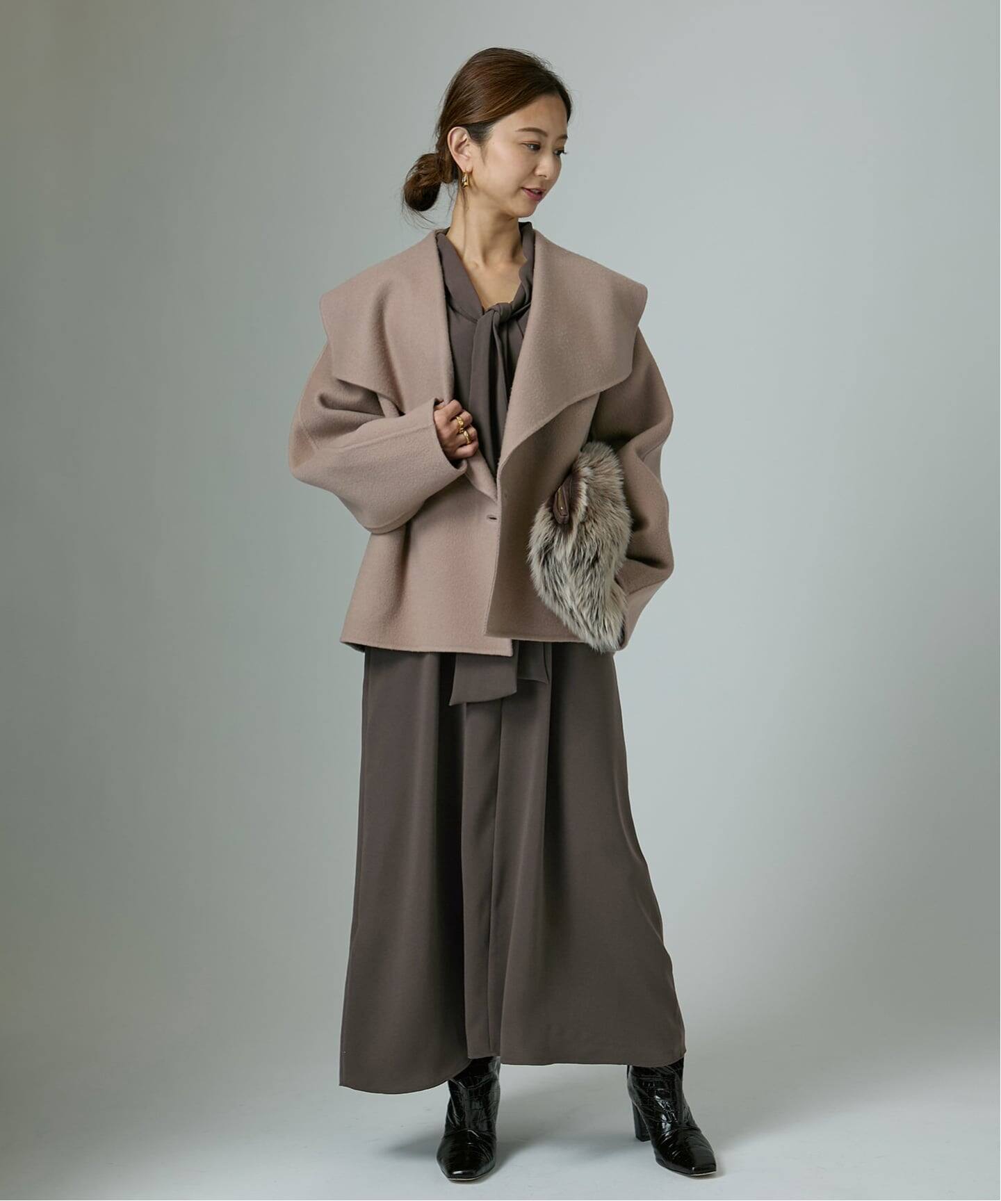 追加》NEW 2WAY ボウタイワンピース（ワンピース）｜VERMEIL par iena