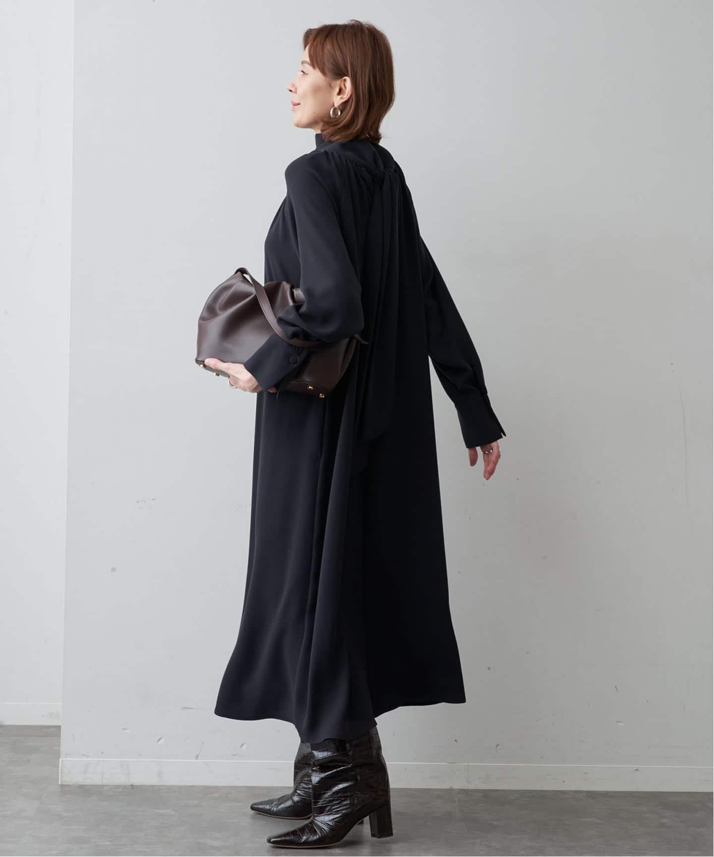 追加》NEW 2WAY ボウタイワンピース（ワンピース）｜VERMEIL par iena