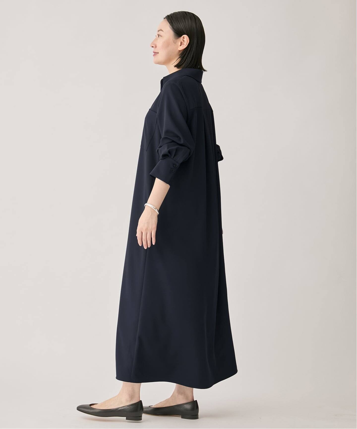 追加》スキッパーシャツワンピース（ワンピース）｜VERMEIL par iena