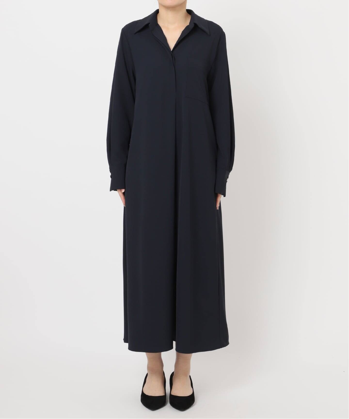 追加予約》スキッパーシャツワンピース（ワンピース）｜VERMEIL