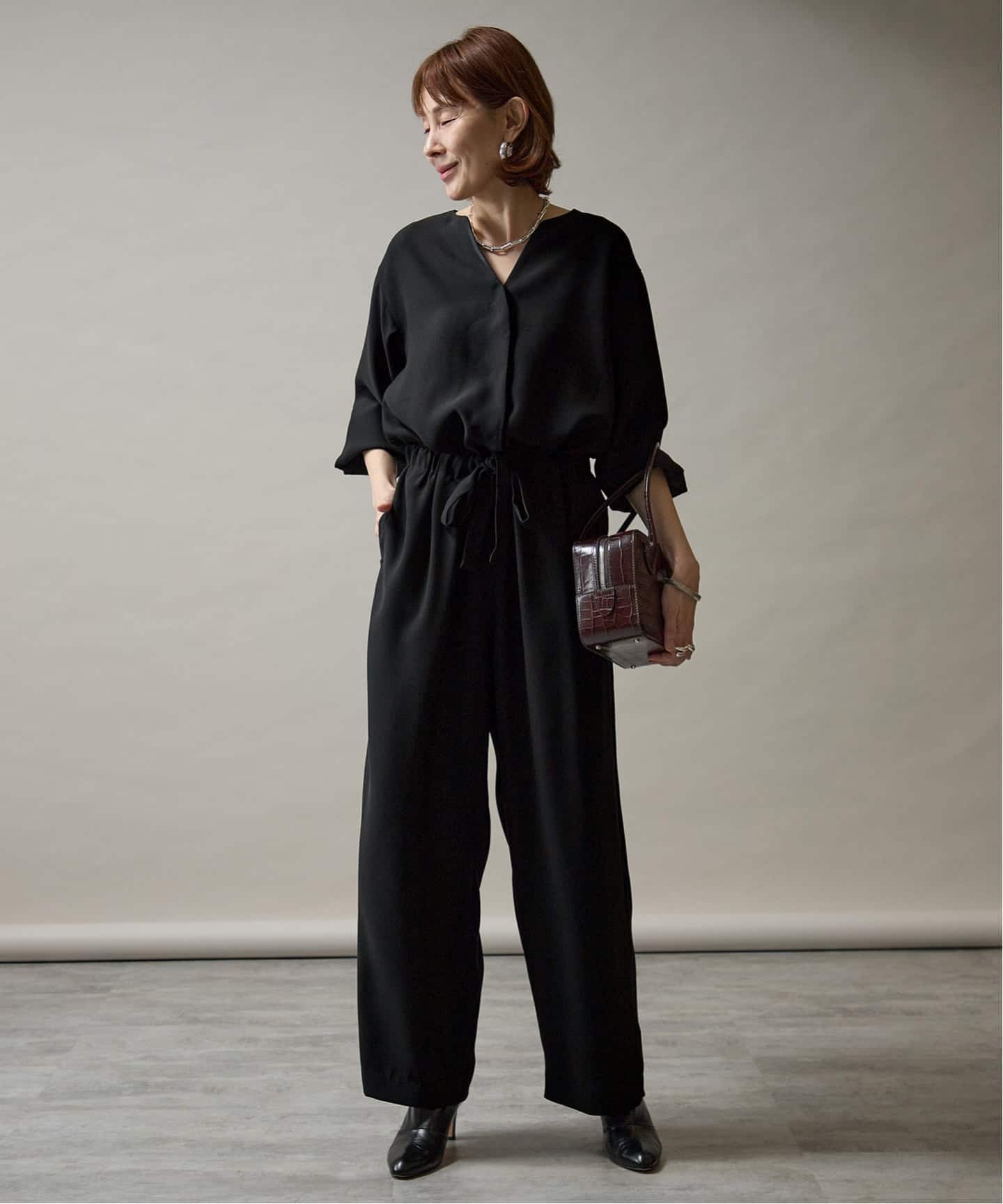 Chaos エクサバックサテンオールインワン SALON adam et ropé(サロン アダム エ ロペ) / バックサテン