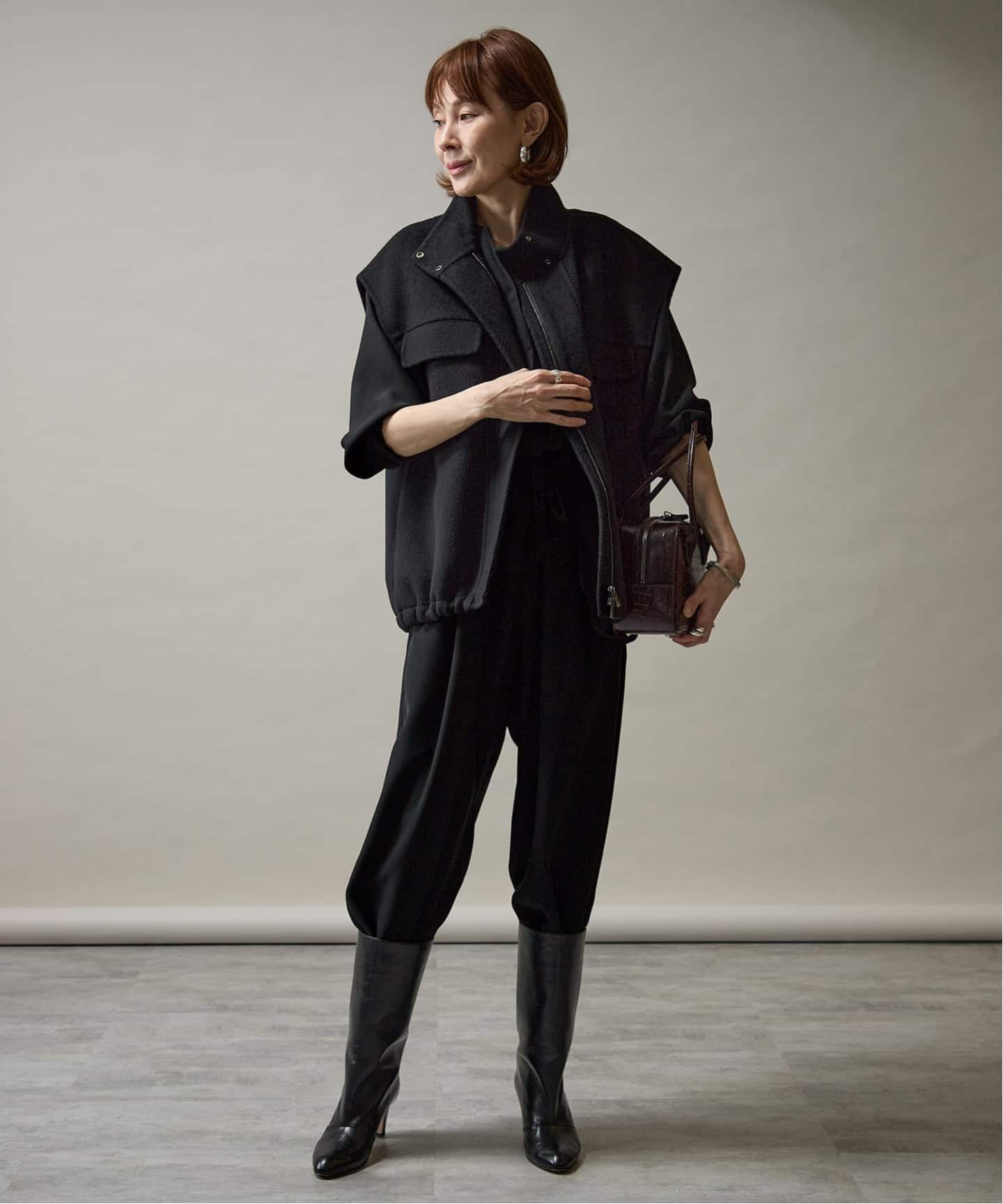 Chaos エクサバックサテンオールインワン バックサテンジョーゼットオールインワン（つなぎ／オールインワン