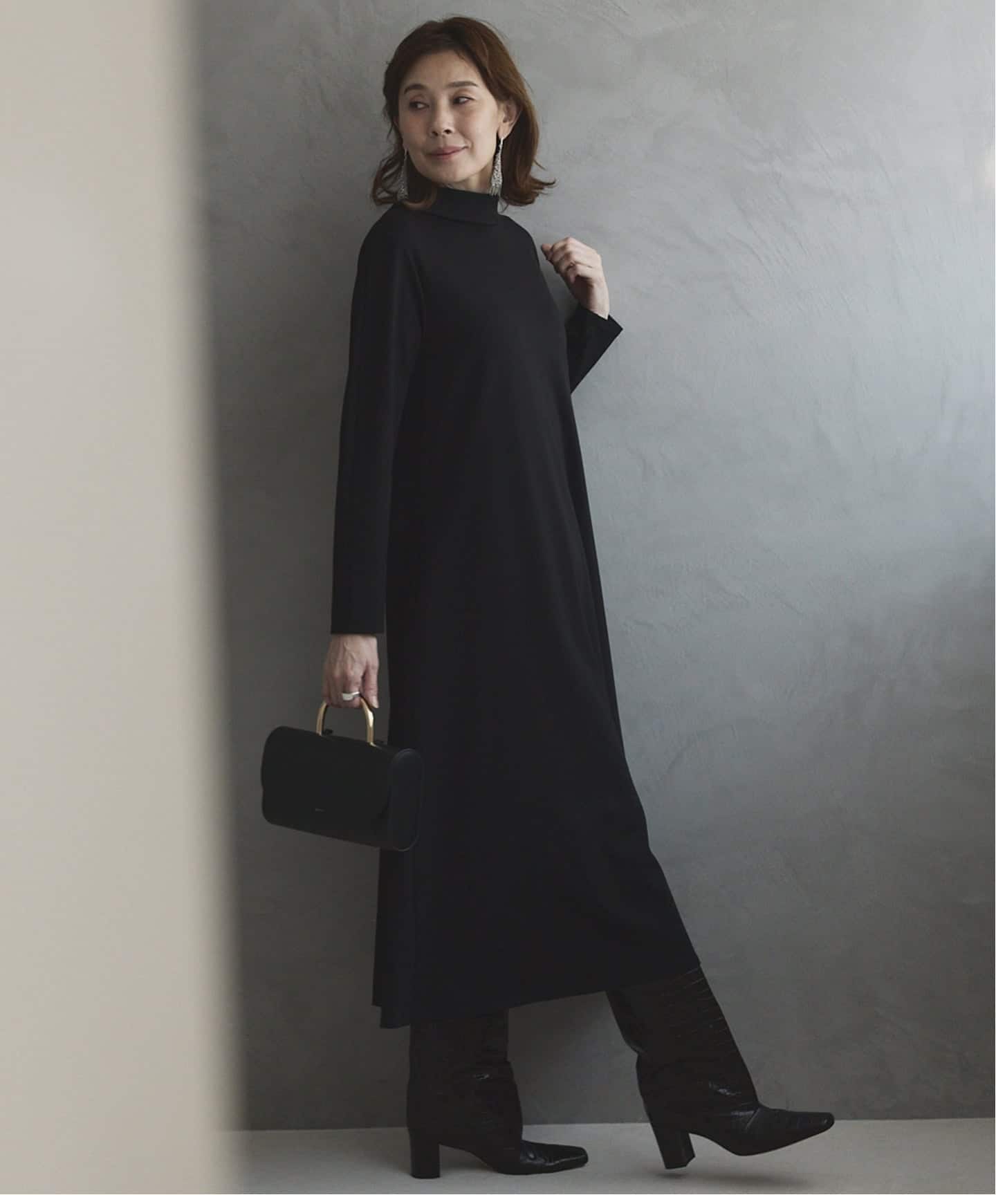 追加予約》2WAYロールカラーワンピース（ワンピース）｜VERMEIL par