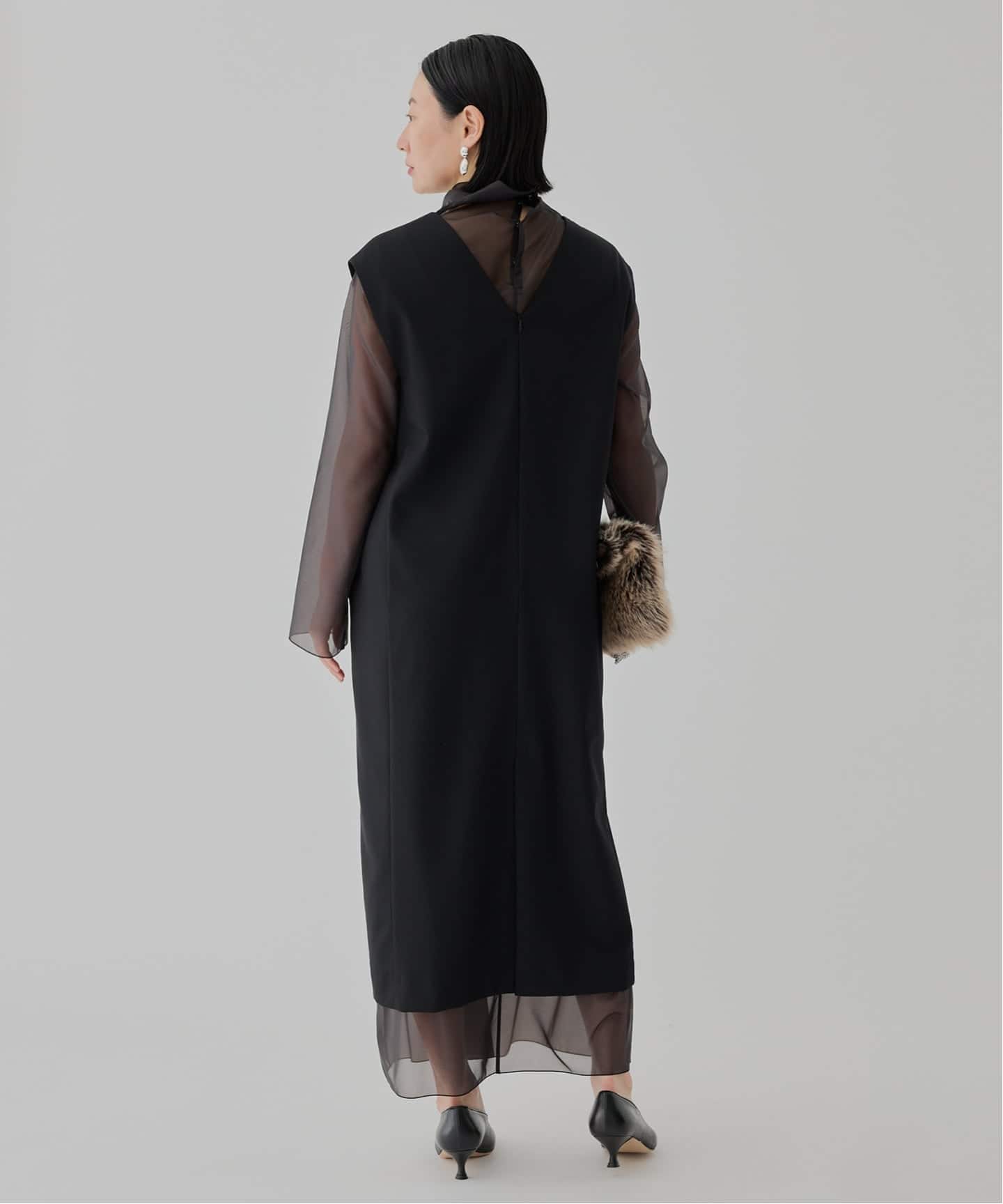 woolツイルVネックワンピース（ワンピース）｜VERMEIL par iena