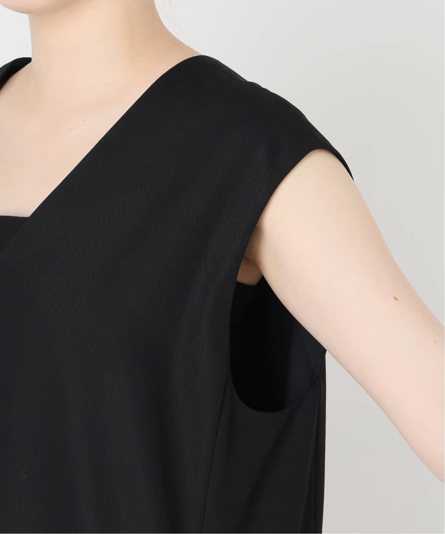 woolツイルVネックワンピース（ワンピース）｜VERMEIL par iena