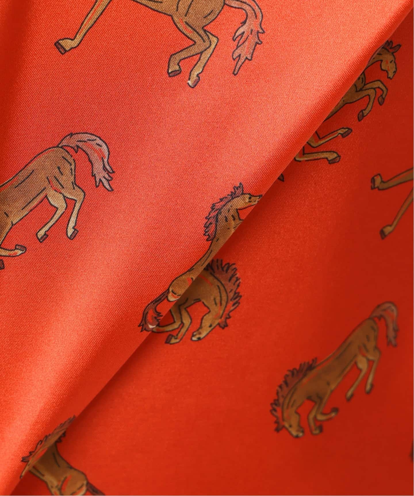 Horsey Pattern シャツワンピース（シャツワンピース）｜VERMEIL par