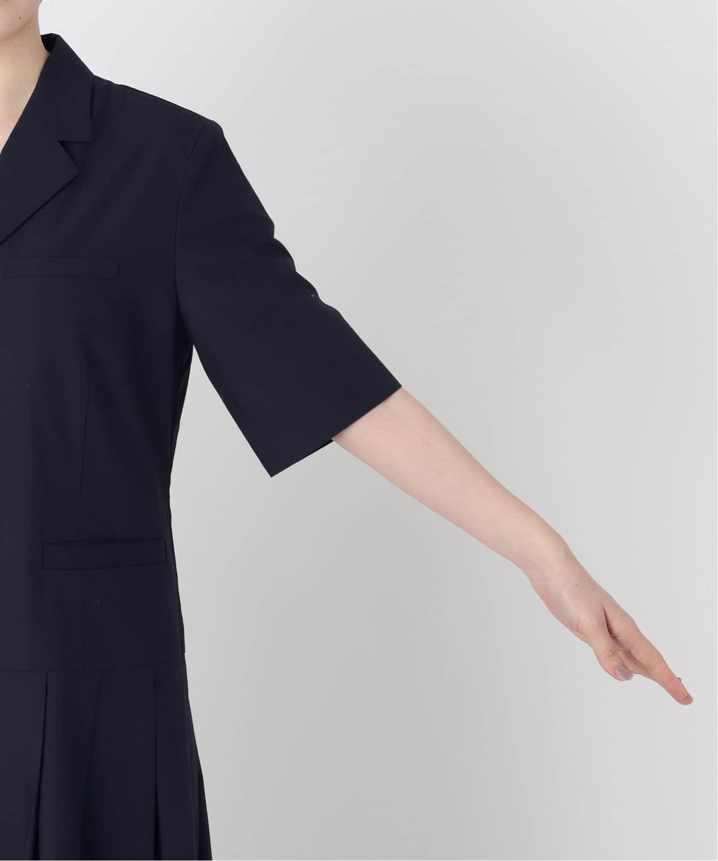 コットンリネンタイプライターワンピース（ワンピース）｜VERMEIL par