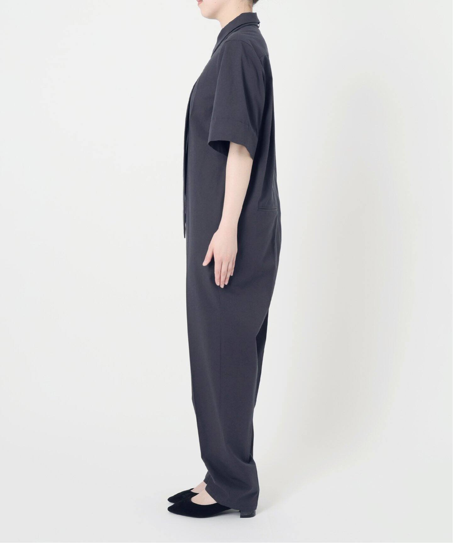 コットンリネンオールインワン（つなぎ／オールインワン