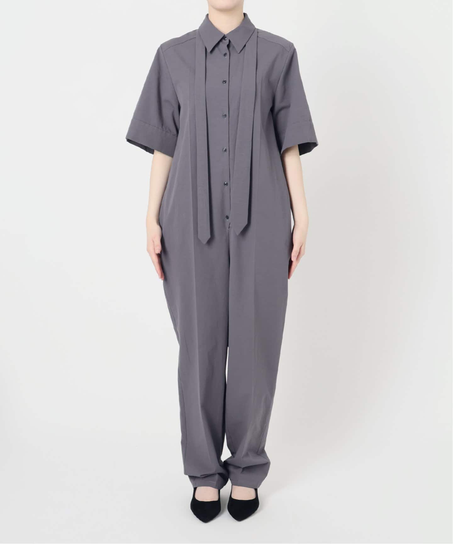 コットンリネンオールインワン（つなぎ／オールインワン）｜VERMEIL