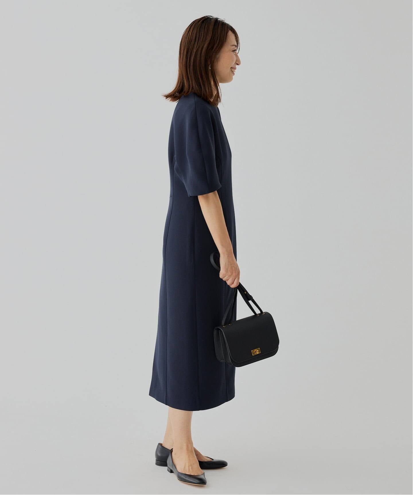 W-FACEクルーネックワンピース（ワンピース）｜VERMEIL par iena