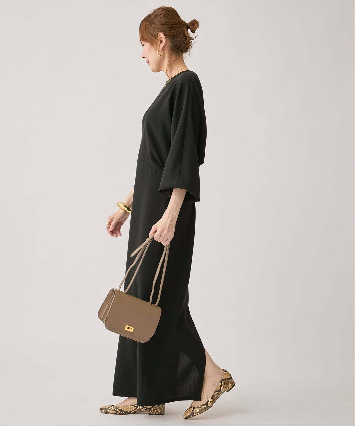 VERMEIL par ienaのドルマンスリーブワンピース ドルマンスリーブドレープワンピース（ワンピース）｜VERMEIL par iena