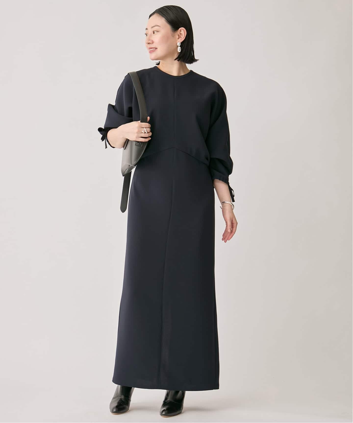 ドルマンスリーブドレープワンピース（ワンピース）｜VERMEIL par iena