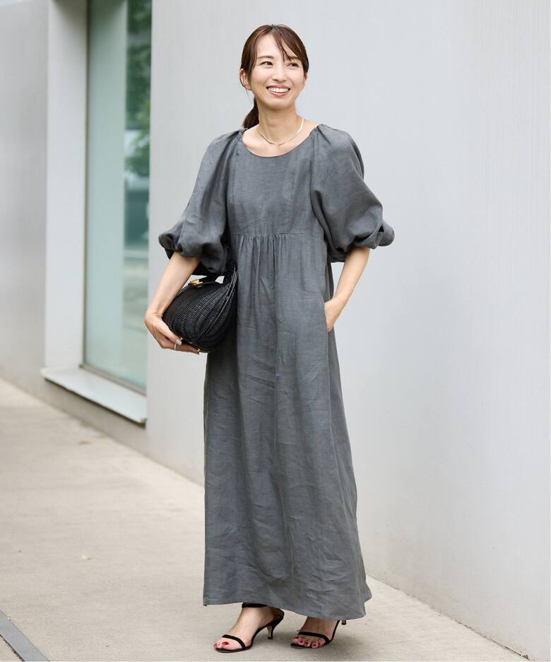 ベルギーリネンワンピース（ワンピース）｜VERMEIL par iena  