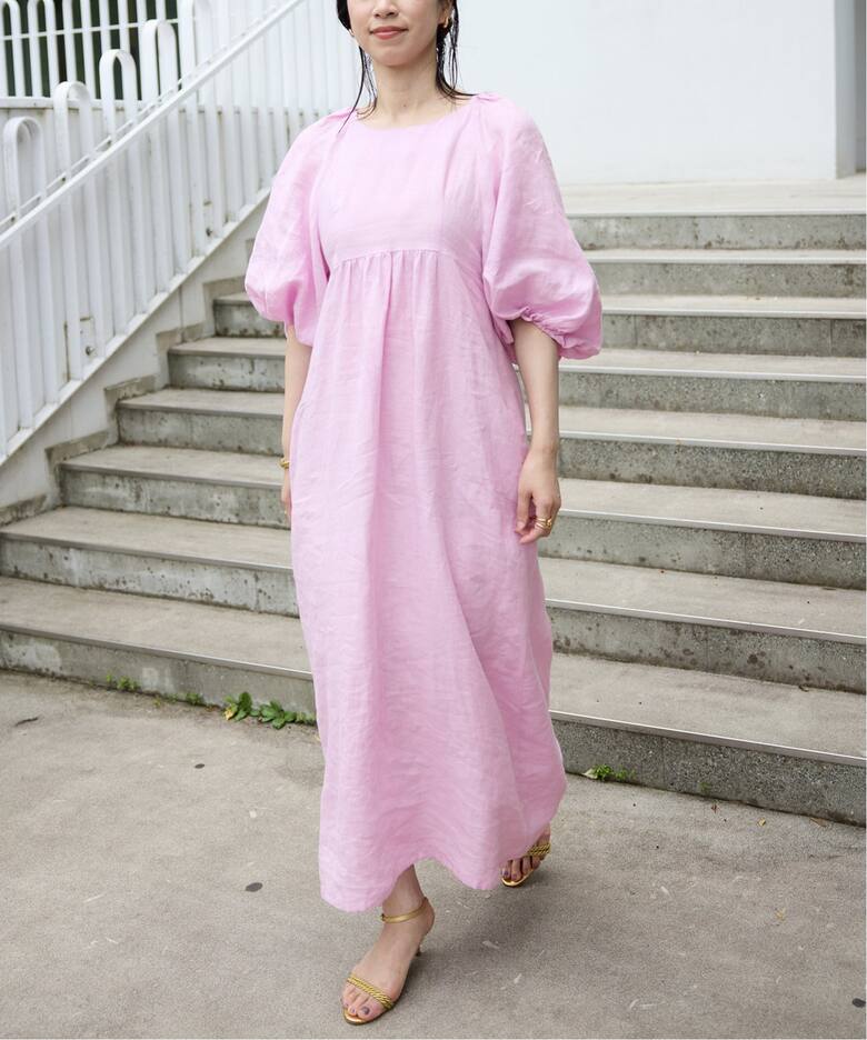 ベルギーリネンワンピース（ワンピース）｜VERMEIL par iena  